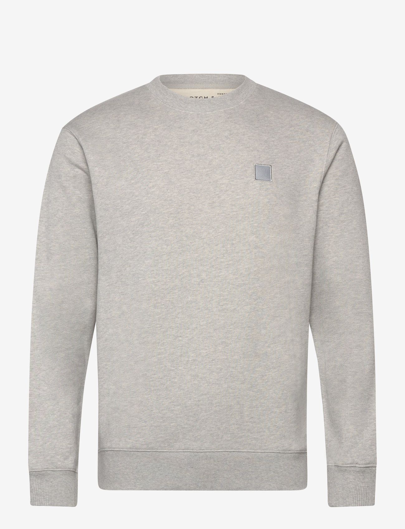 Scotch & Soda - CORE Logo Sweatshirt - dressipluusid - grey melange - 0
