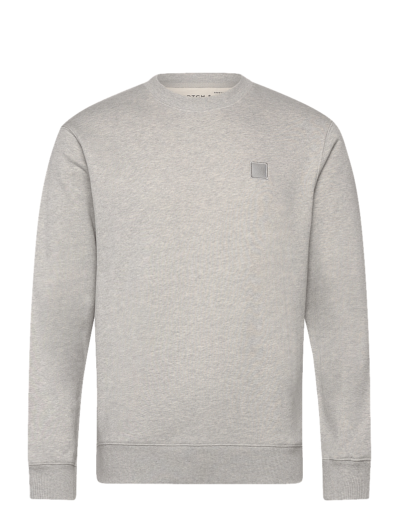 Scotch & Soda - CORE Logo Sweatshirt - collegepaidat - grey melange - 0