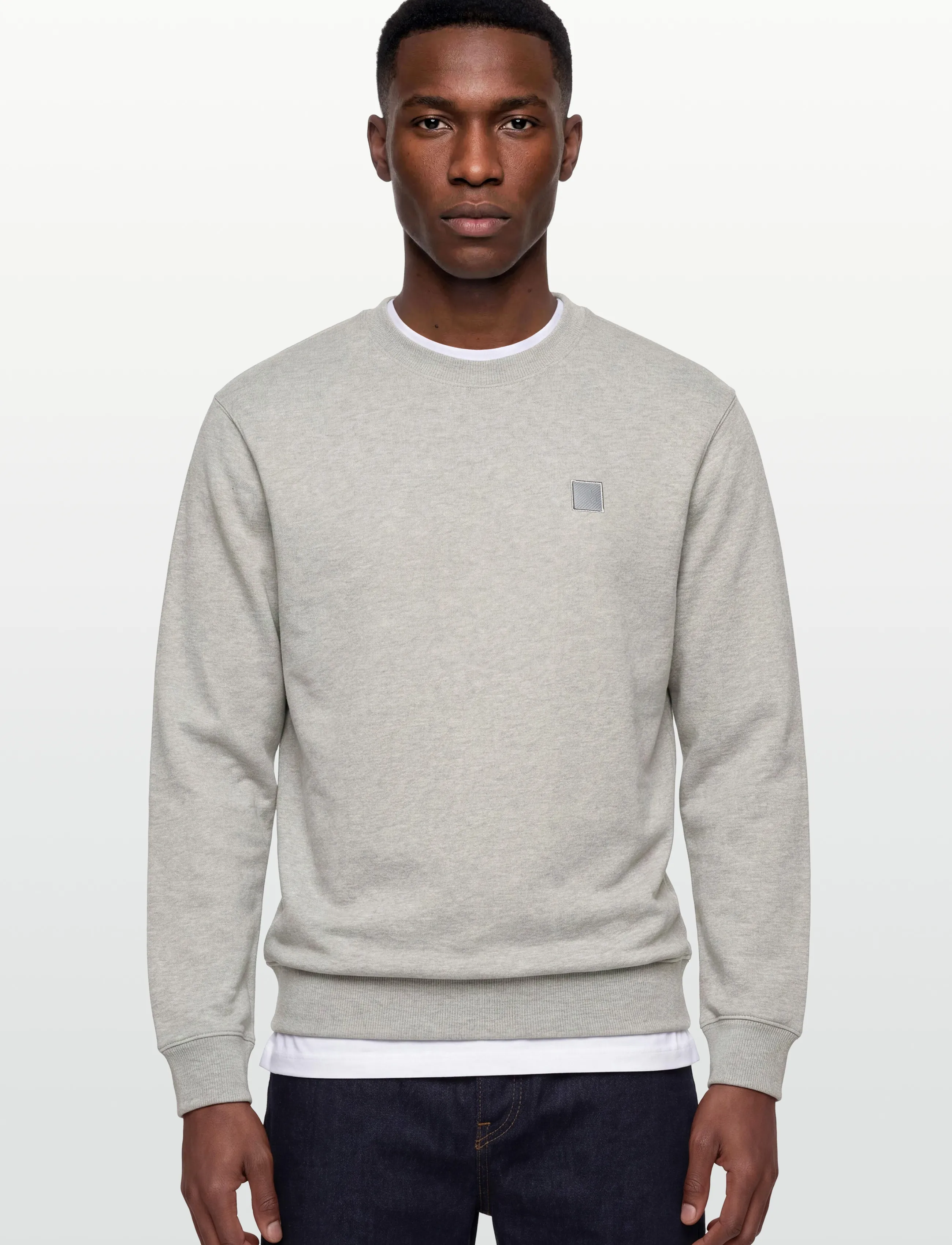 Scotch & Soda - CORE Logo Sweatshirt - vacation essentials - grey melange - 3