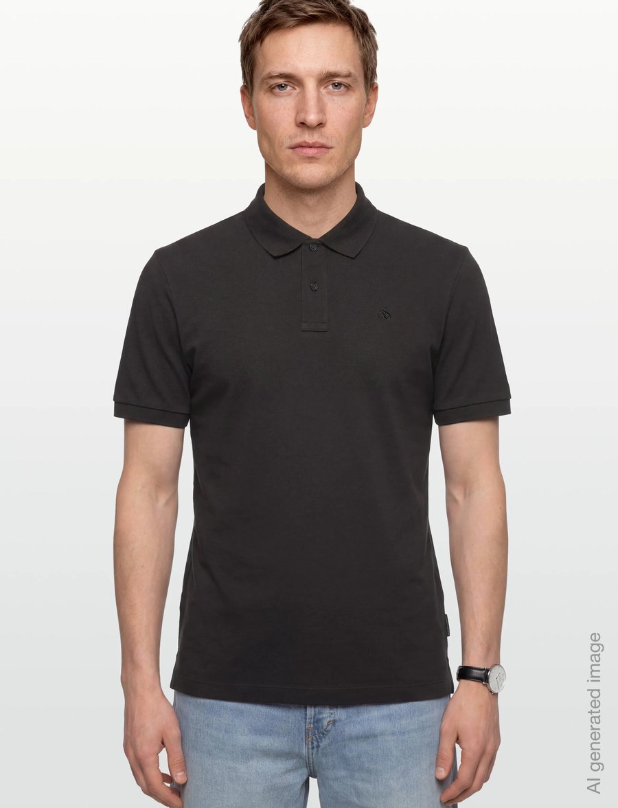 Scotch & Soda - CORE Logo Pique Polo - kurzärmelig - black - 3