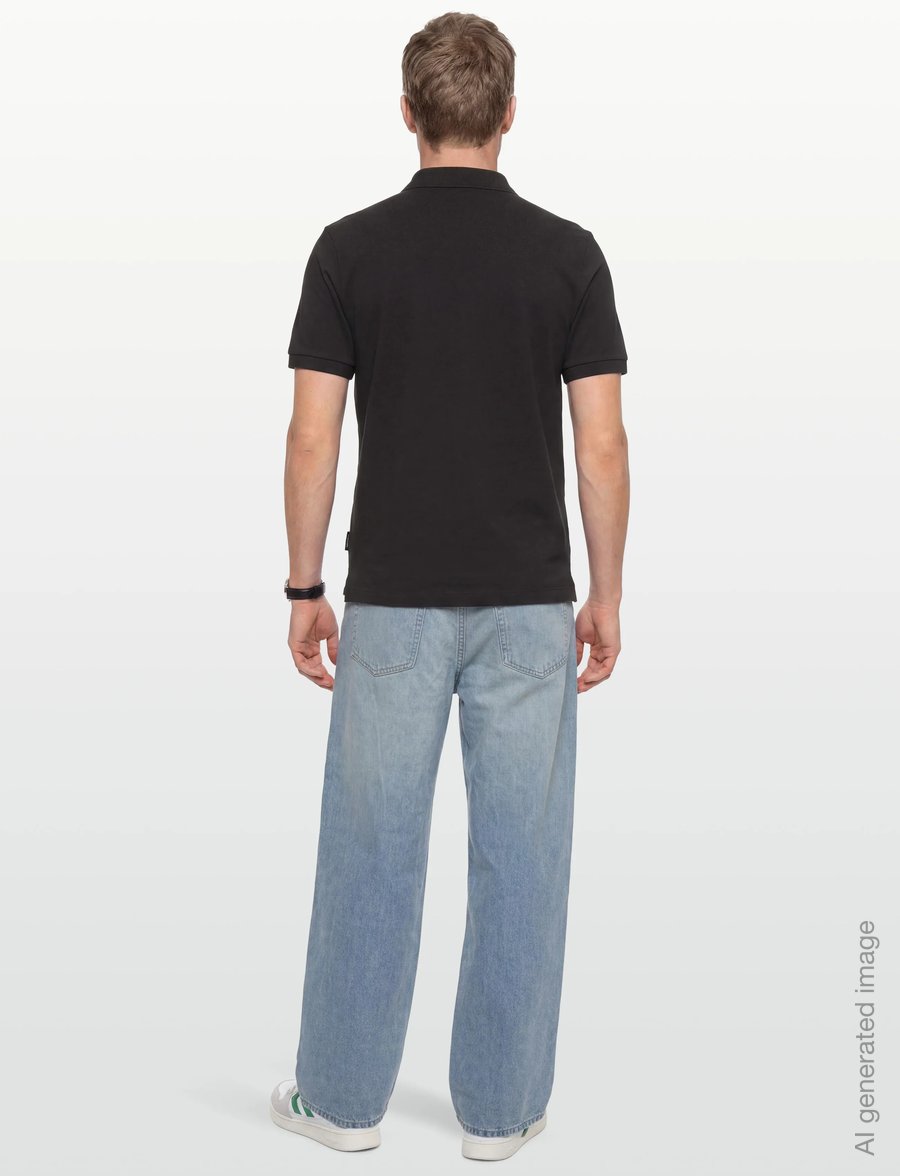 Scotch & Soda - CORE Logo Pique Polo - kurzärmelig - black - 4