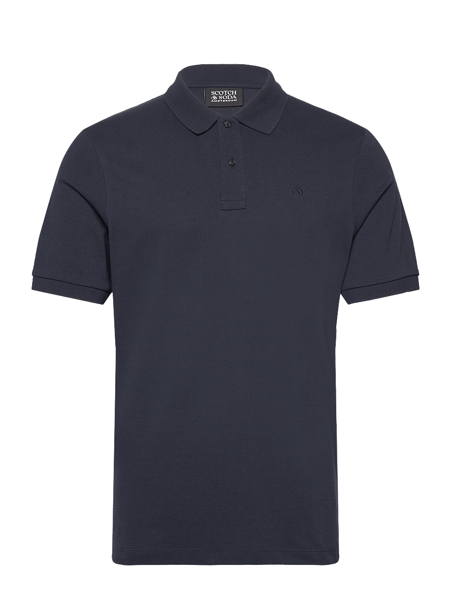 Scotch & Soda - CORE Logo Pique Polo - kurzärmelig - night - 1
