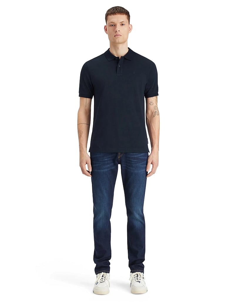 Scotch & Soda - CORE Logo Pique Polo - kurzärmelig - night - 0