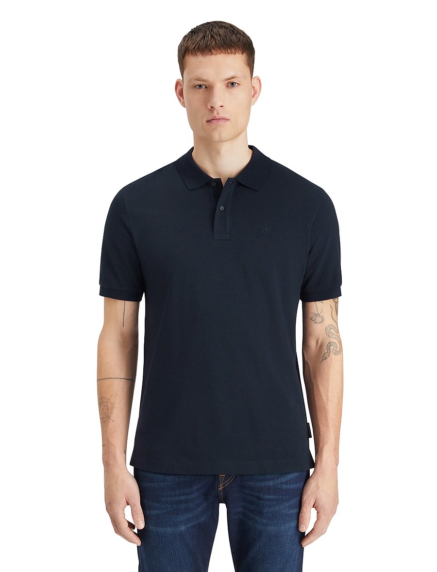 Scotch & Soda - CORE Logo Pique Polo - kurzärmelig - night - 3