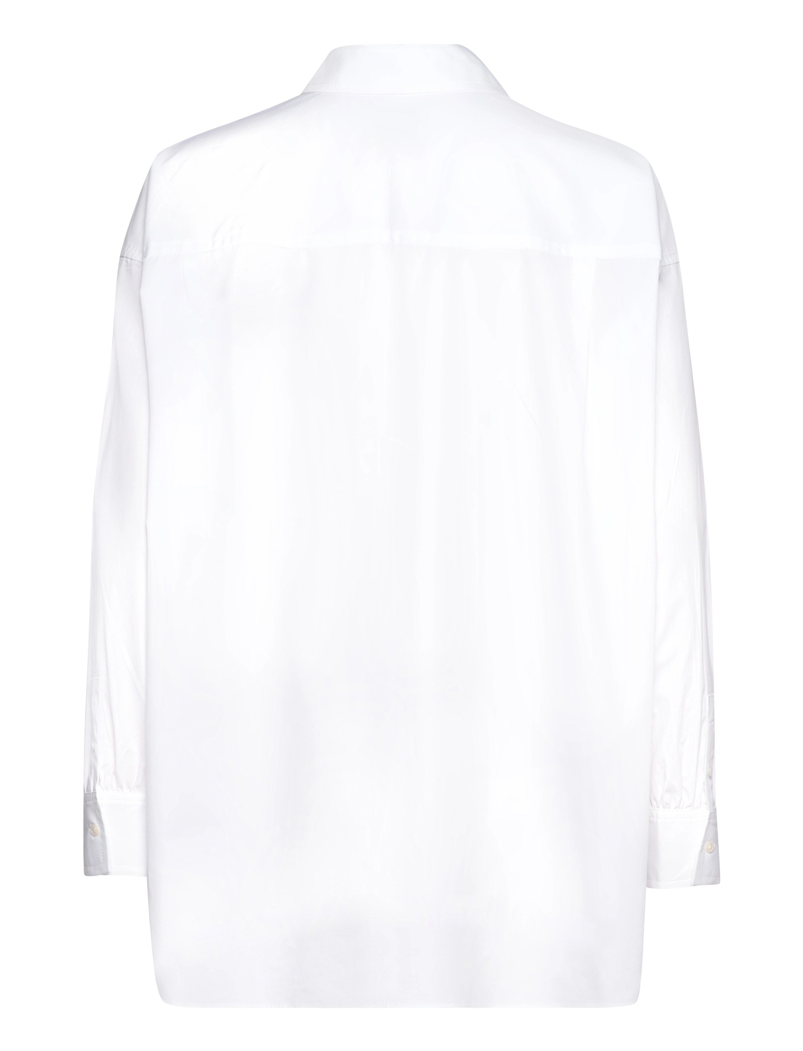 Scotch & Soda - Core Girlfriend poplin shirt - marškiniai ilgomis rankovėmis - white - 1