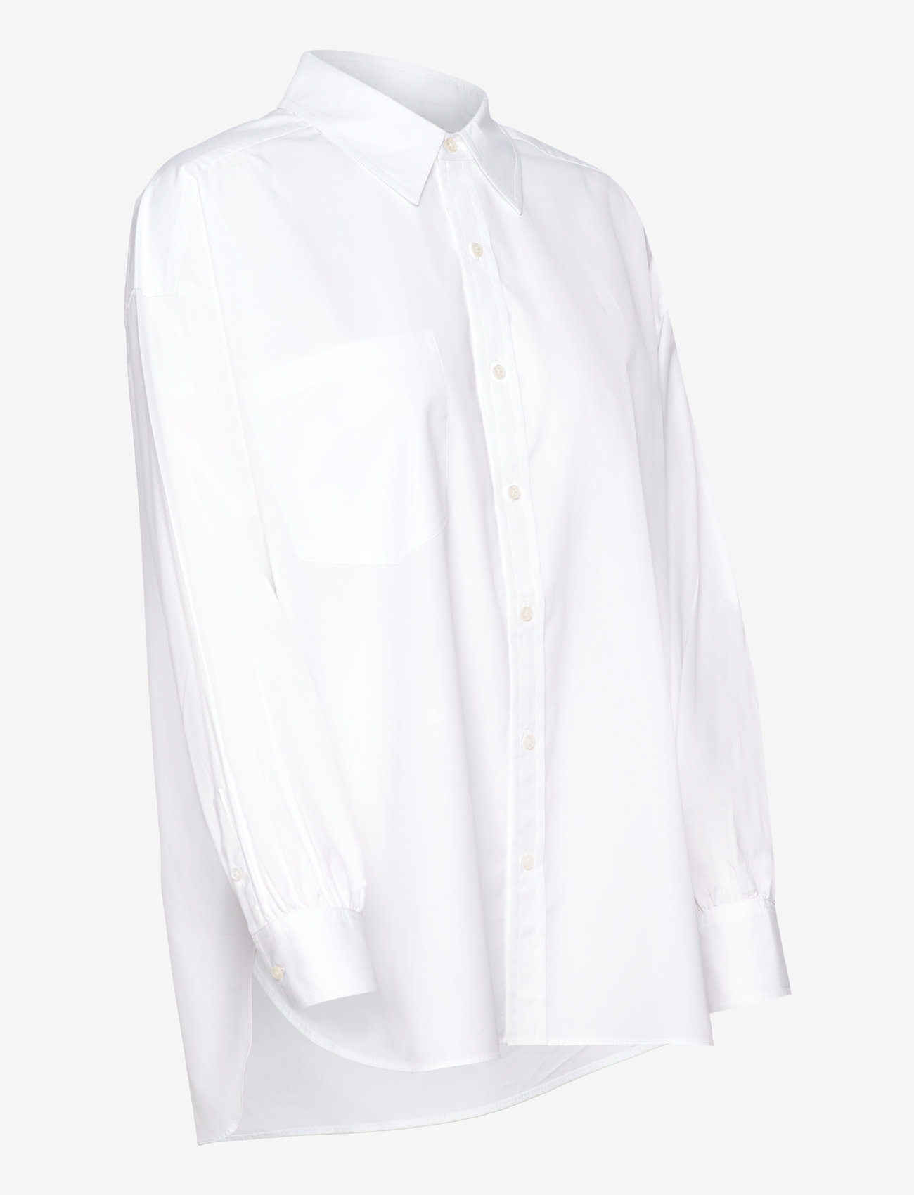 Scotch & Soda - Core Girlfriend poplin shirt - langärmlige hemden - white - 2