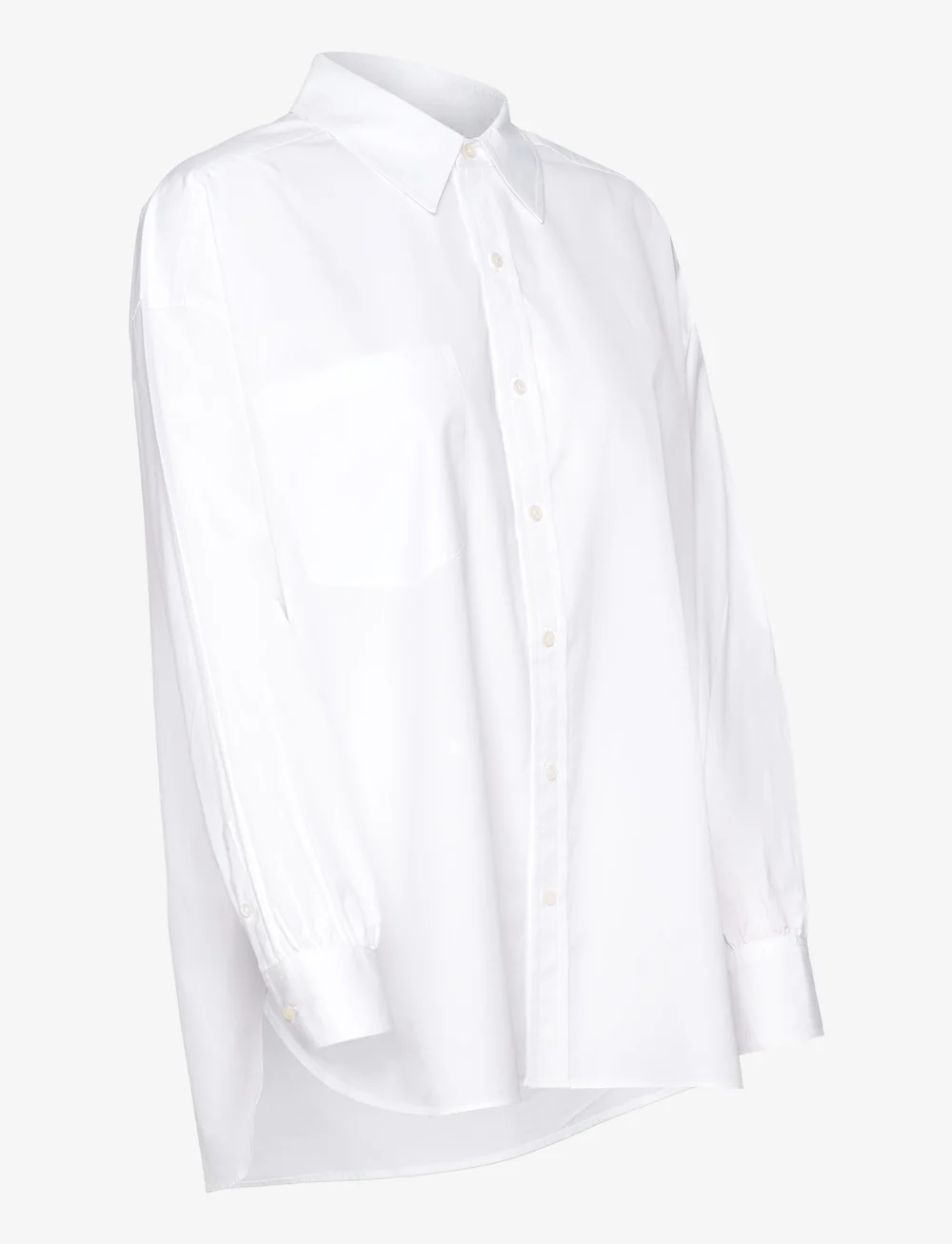 Scotch & Soda - Core Girlfriend poplin shirt - langärmlige hemden - white - 2