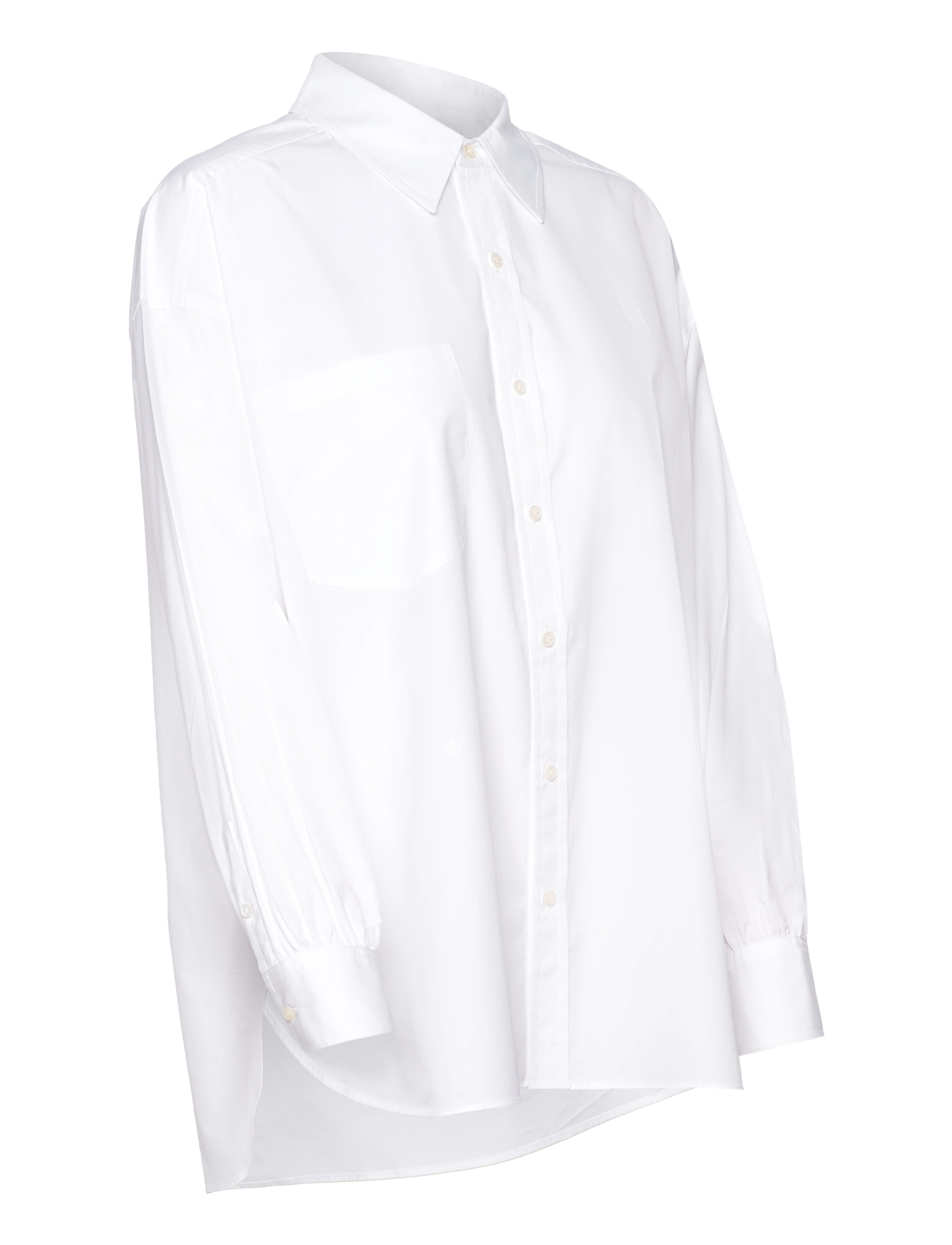 Scotch & Soda - Core Girlfriend poplin shirt - marškiniai ilgomis rankovėmis - white - 2