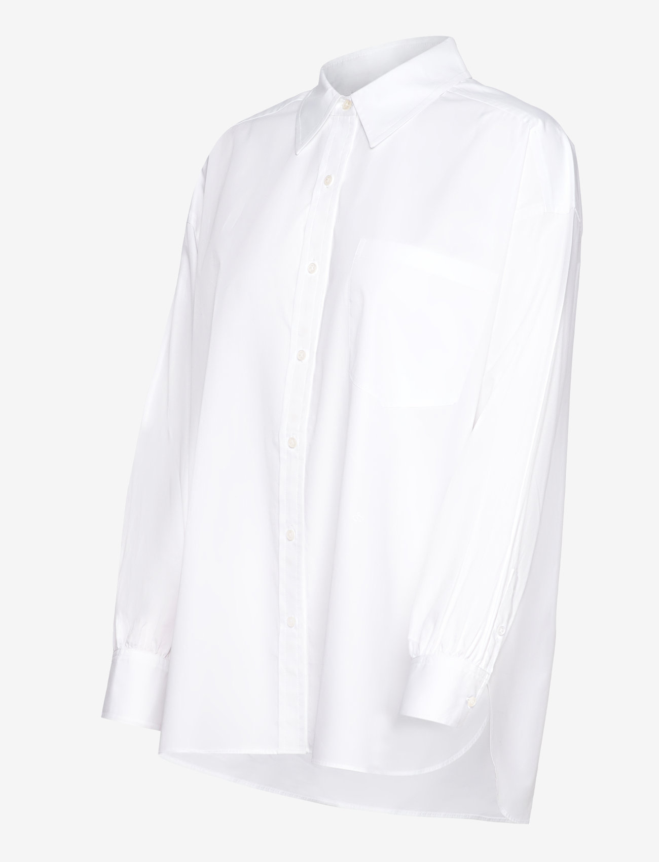 Scotch & Soda - Core Girlfriend poplin shirt - langärmlige hemden - white - 3