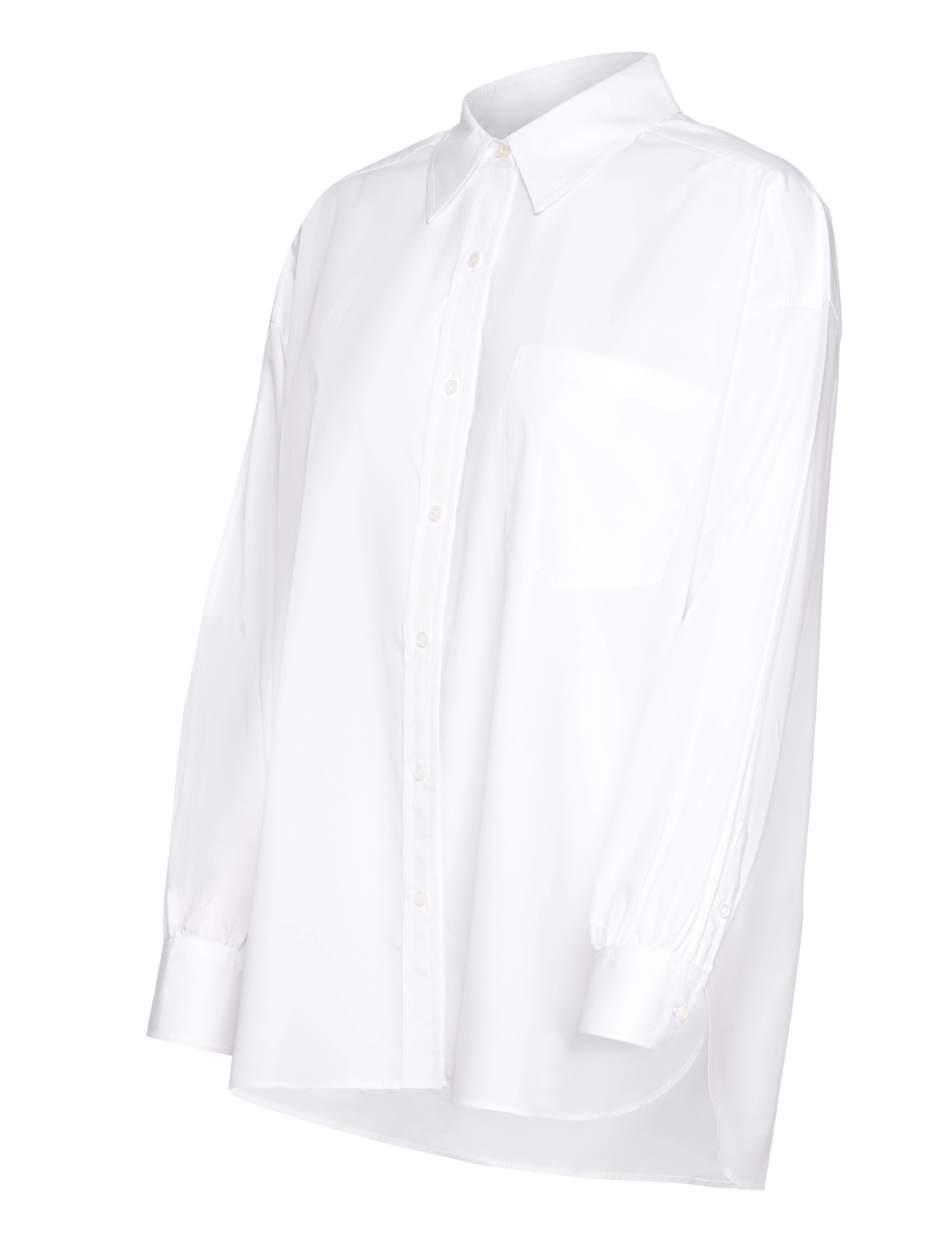 Scotch & Soda - Core Girlfriend poplin shirt - marškiniai ilgomis rankovėmis - white - 3