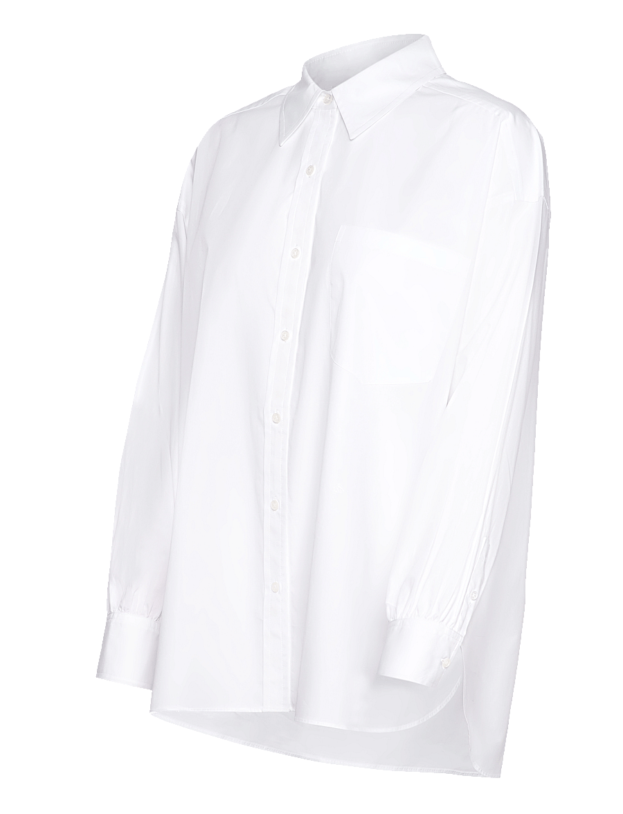 Scotch & Soda - Core Girlfriend poplin shirt - marškiniai ilgomis rankovėmis - white - 3