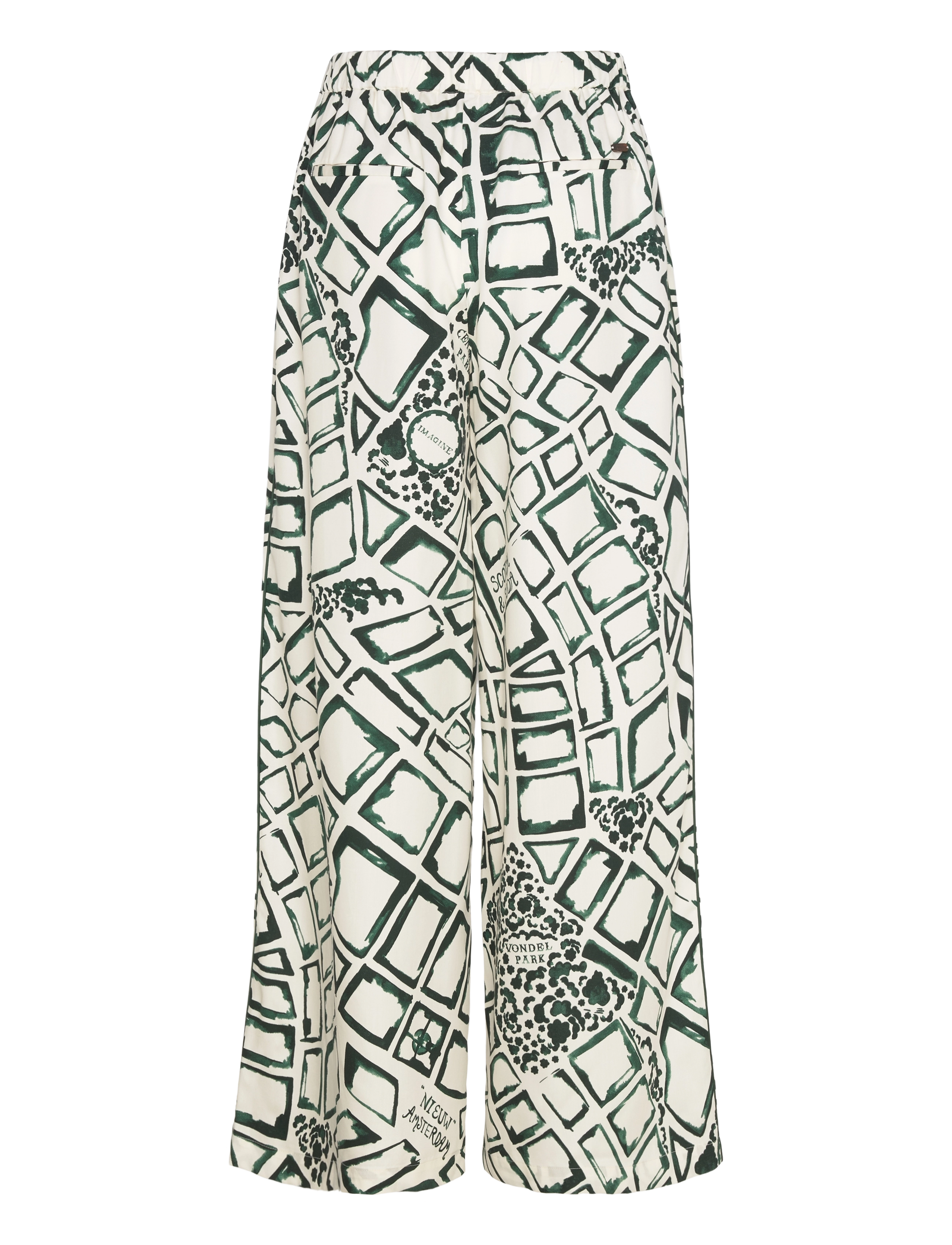 Scotch & Soda - Eleni printed pyjama pant - pyjama pants - nieuw amsterdam city soft ice - 1