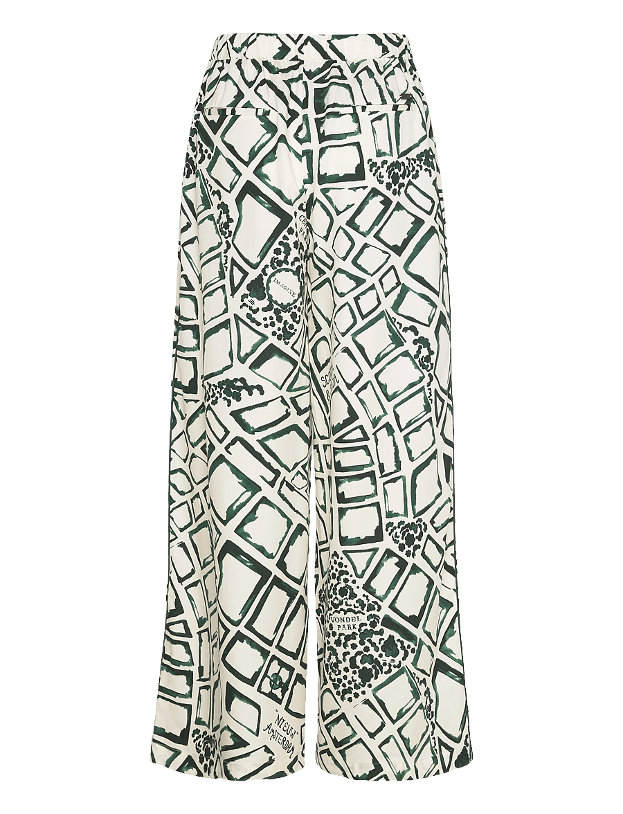 Scotch & Soda - Eleni printed pyjama pant - pyjama pants - nieuw amsterdam city soft ice - 1