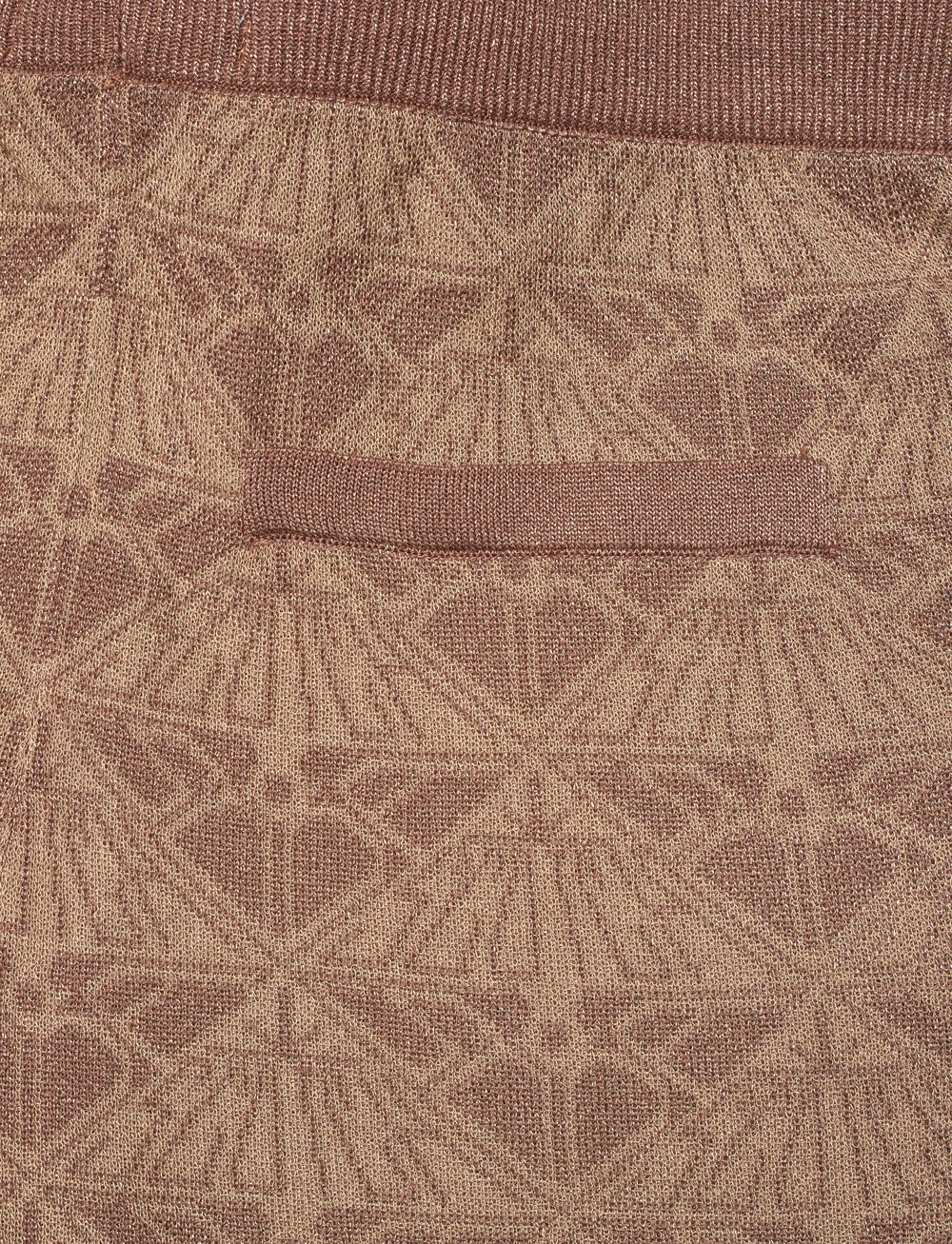 Scotch & Soda - Monogram jacquard knitted trousers - straight leg hosen - desert sand - 3