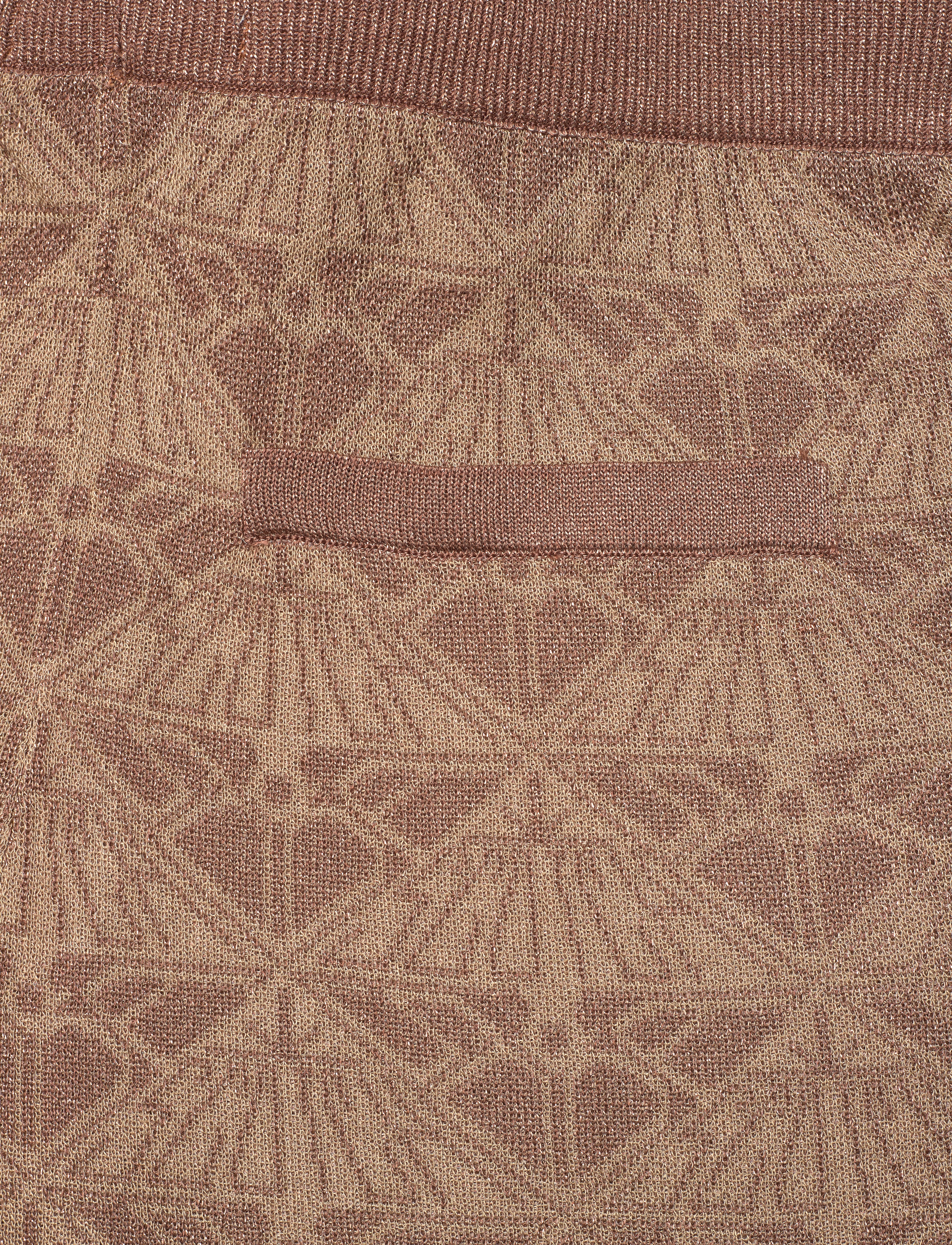 Scotch & Soda - Monogram jacquard knitted trousers - desert sand - 3