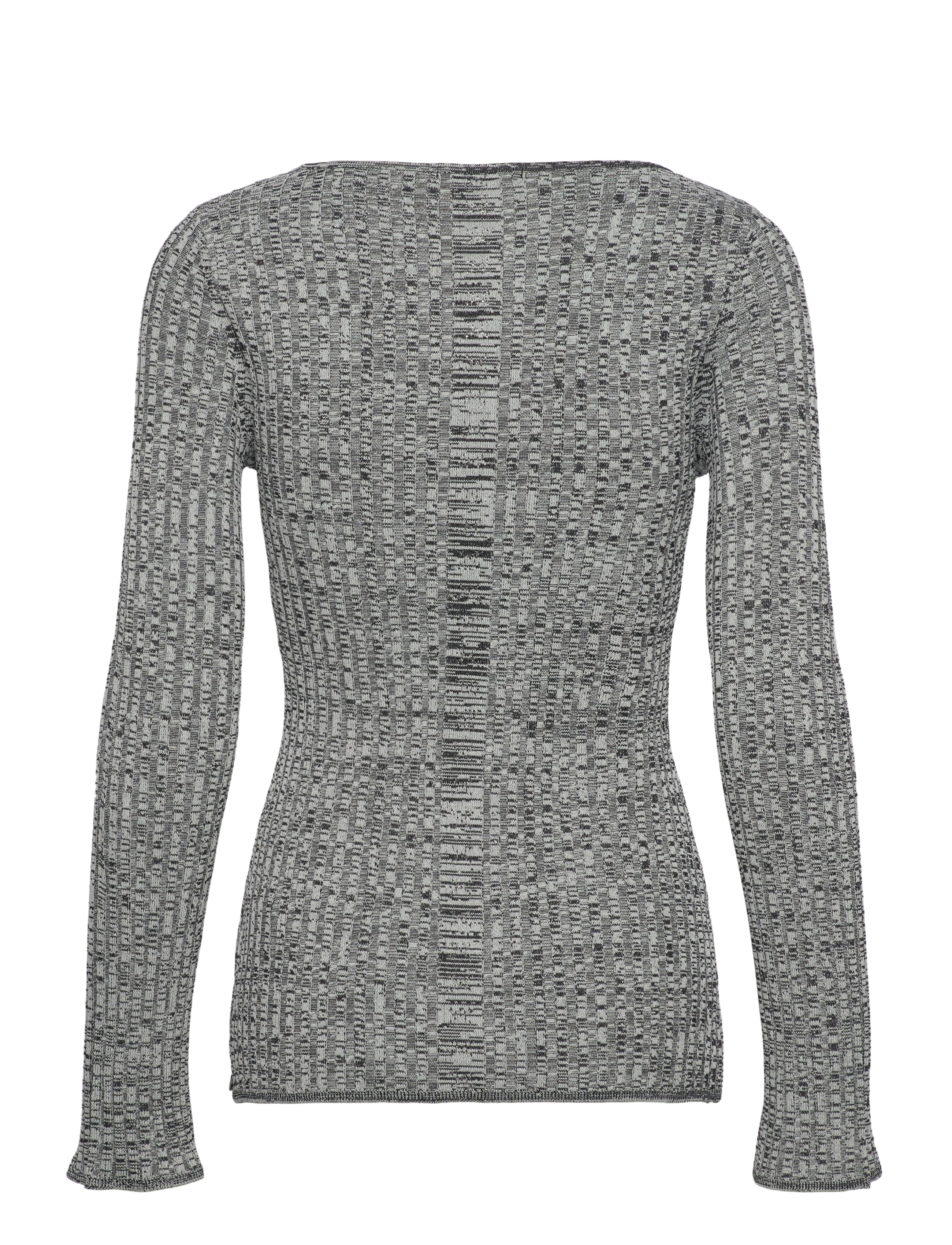 Scotch & Soda - Ribbed knitted pullover - black - 1