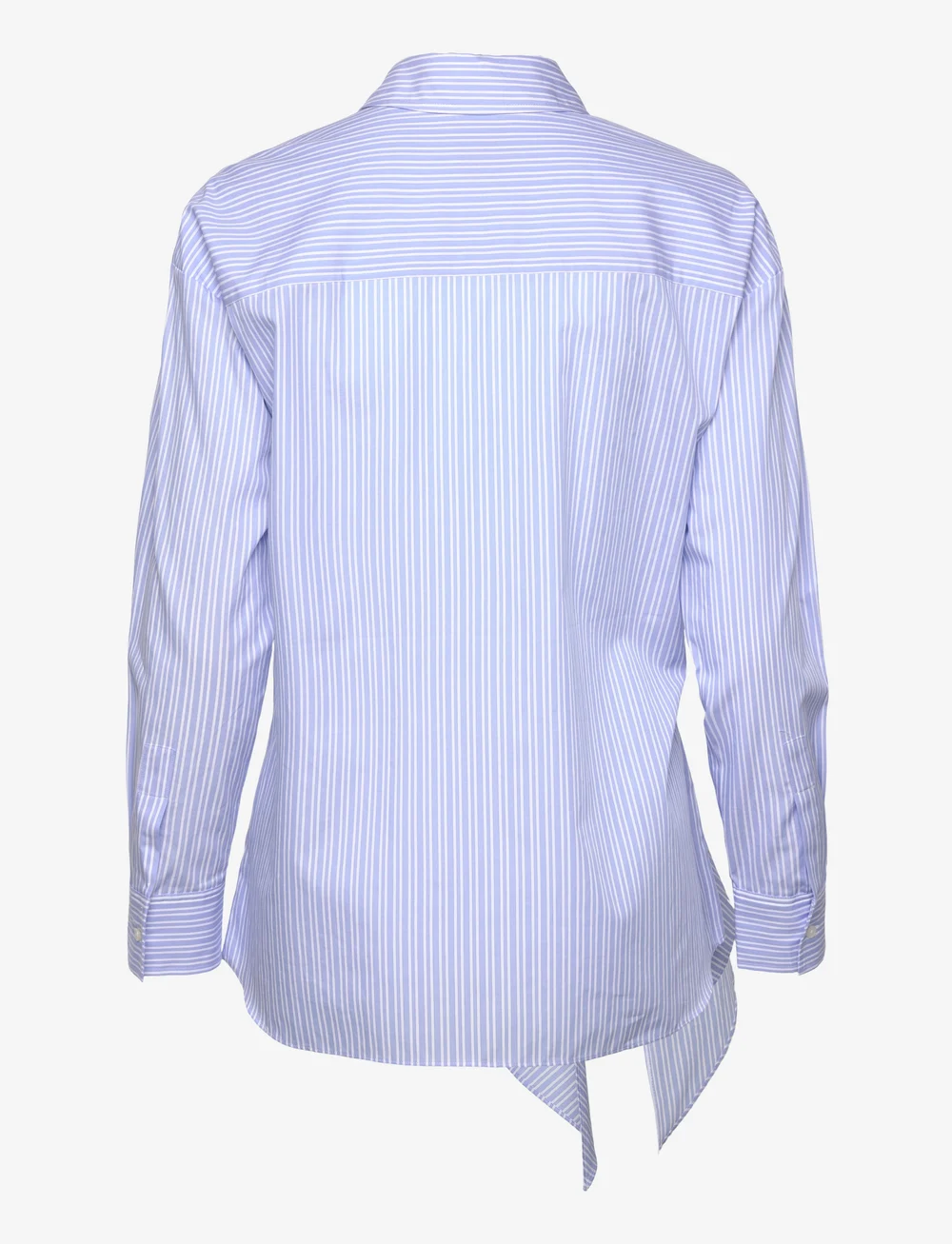Scotch & Soda - Striped Knotted Shirt - langärmlige hemden - sky blue / white stripe - 1