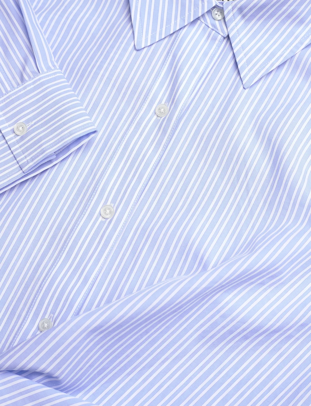 Scotch & Soda - Striped Knotted Shirt - langärmlige hemden - sky blue / white stripe - 2