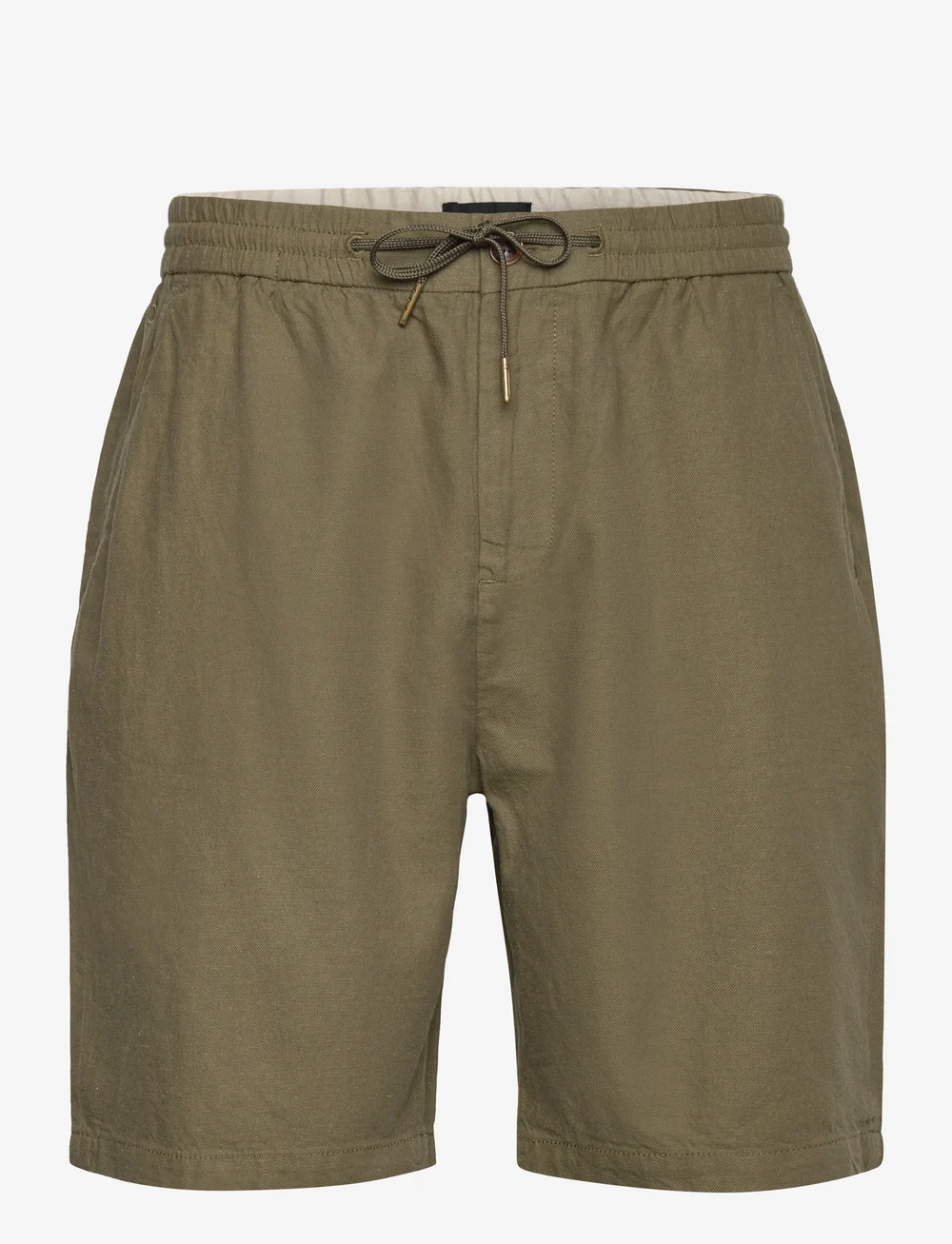 Scotch & Soda - Seasonal Core - Fave Cotton Linen Relaxed Fit Bermuda - leinen-shorts - classic green - 0