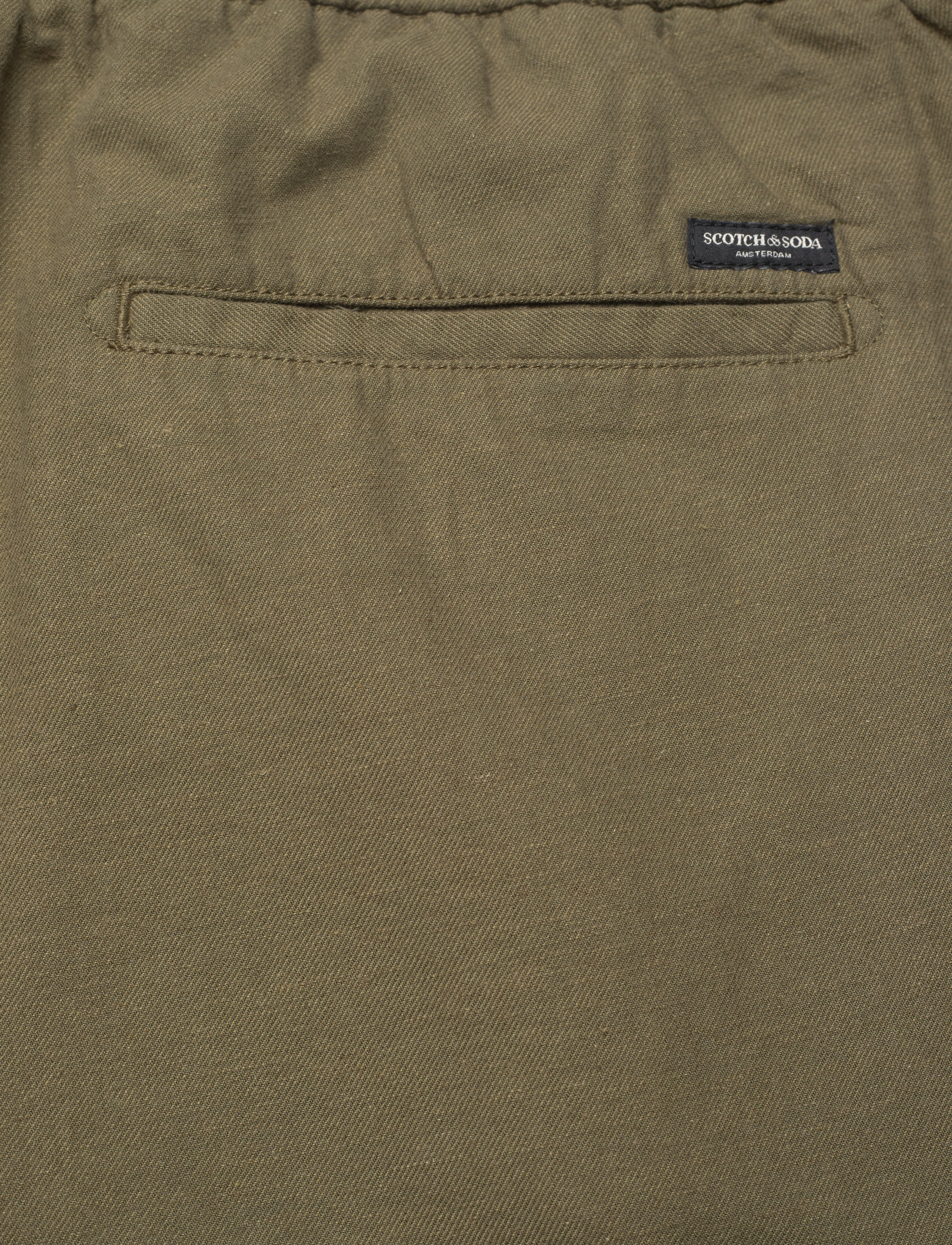 Scotch & Soda - Seasonal Core - Fave Cotton Linen Relaxed Fit Bermuda - shorts en lin - classic green - 4
