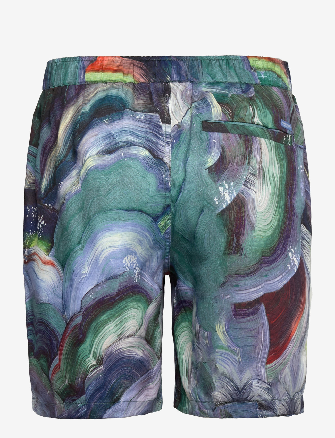 Scotch & Soda - Fave - Printed Tencel Relaxed Fit Bermuda Short - casual shorts - aop abstract fungi - 1