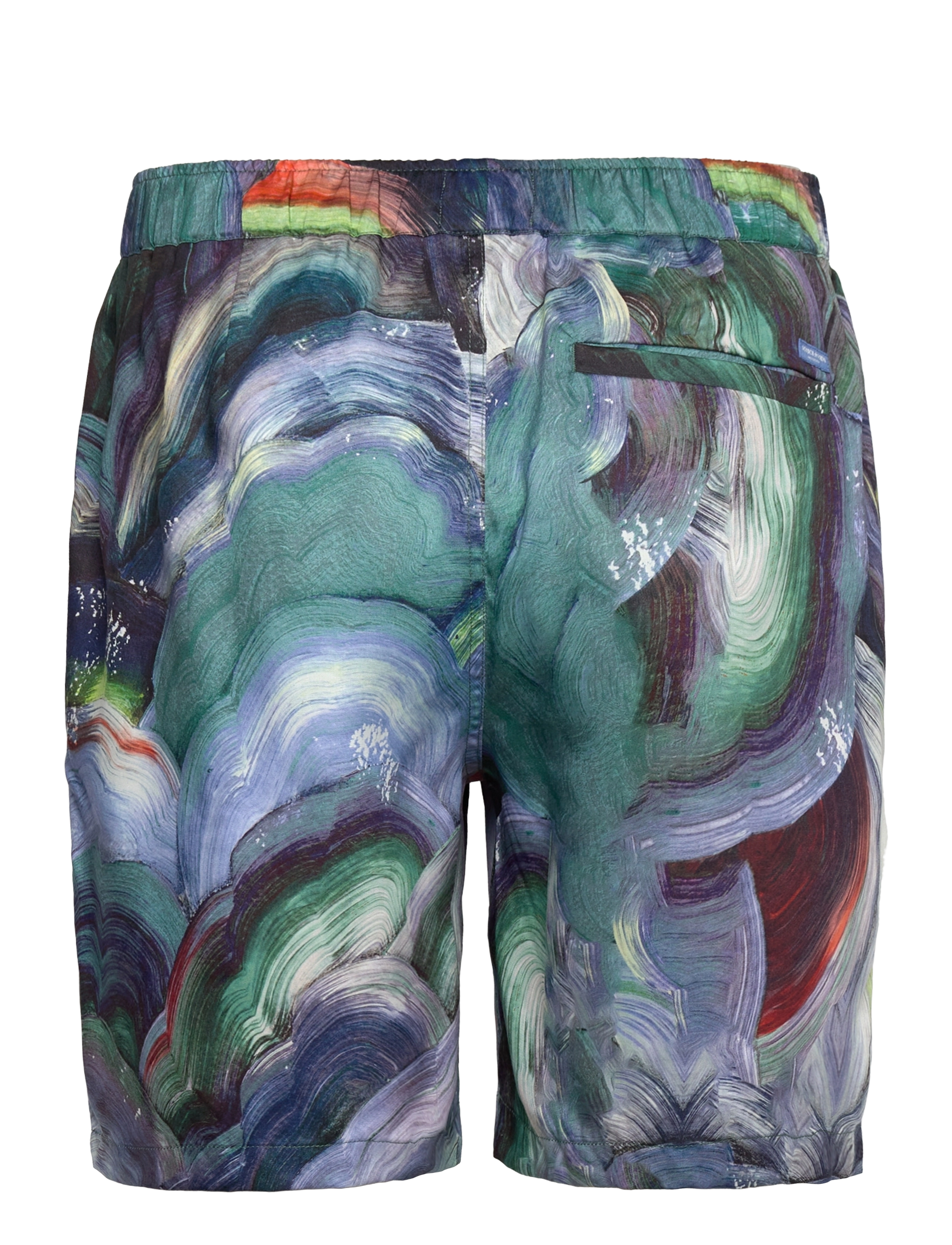 Scotch & Soda - Fave - Printed Tencel Relaxed Fit Bermuda Short - casual shorts - aop abstract fungi - 1