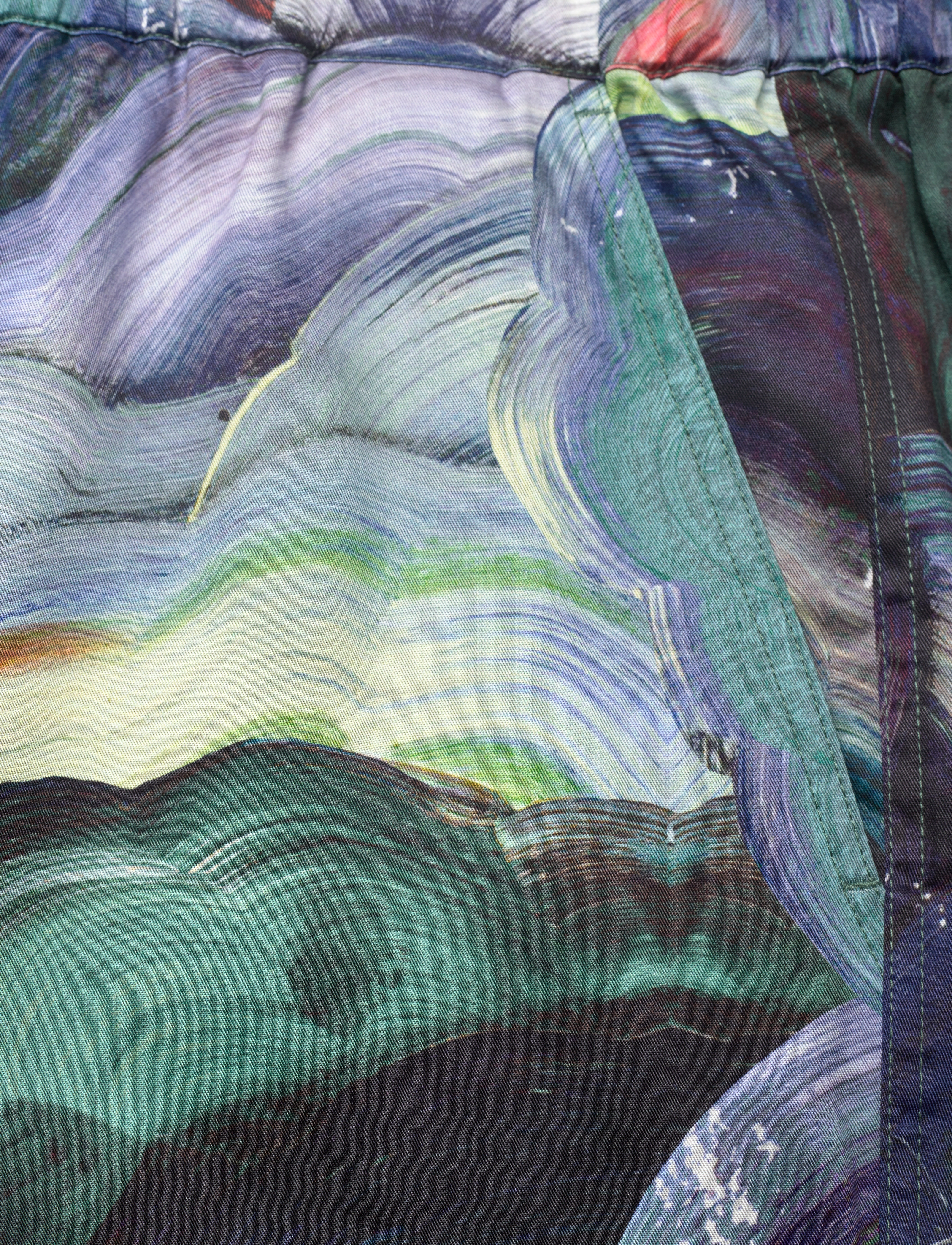 Scotch & Soda - Fave - Printed Tencel Relaxed Fit Bermuda Short - casual shorts - aop abstract fungi - 2