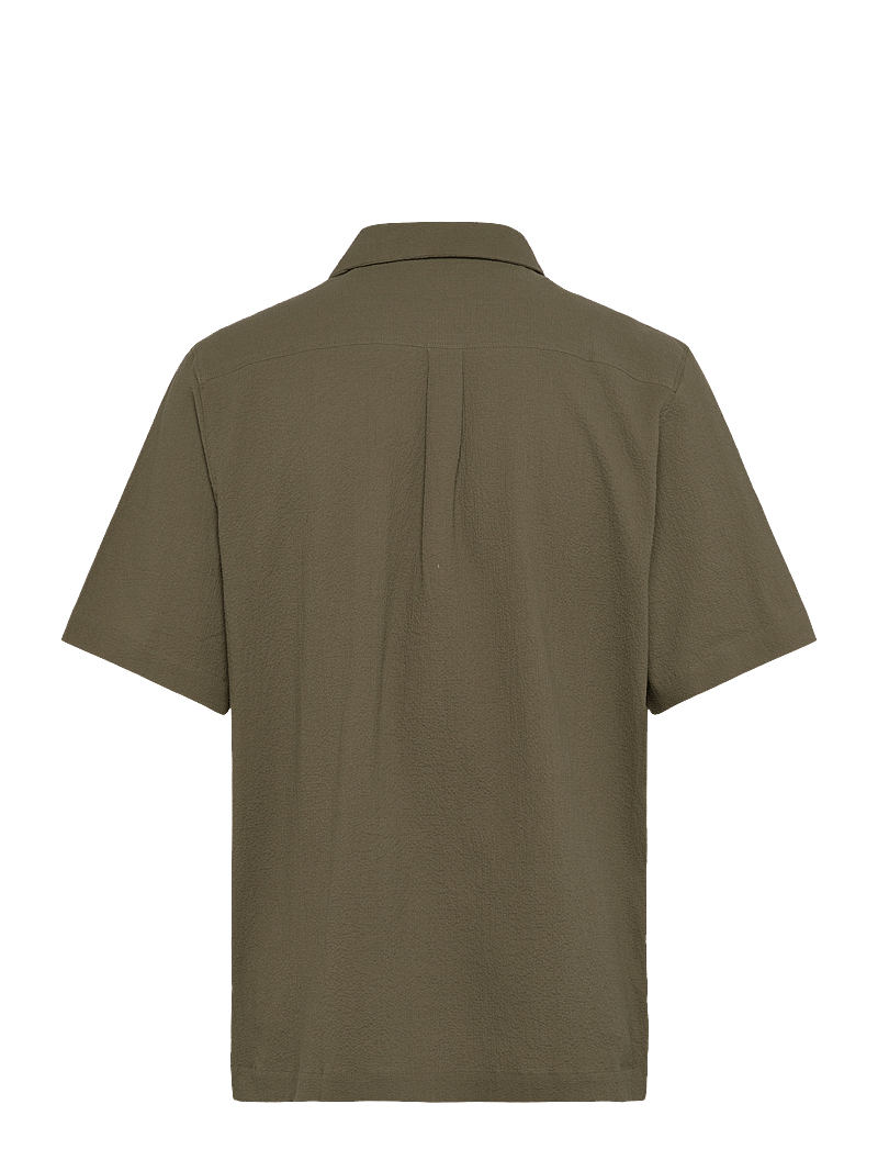 Scotch & Soda - Relaxed Fit Short Sleeve Seersucker Shirt - kurzärmelig - classic green - 1