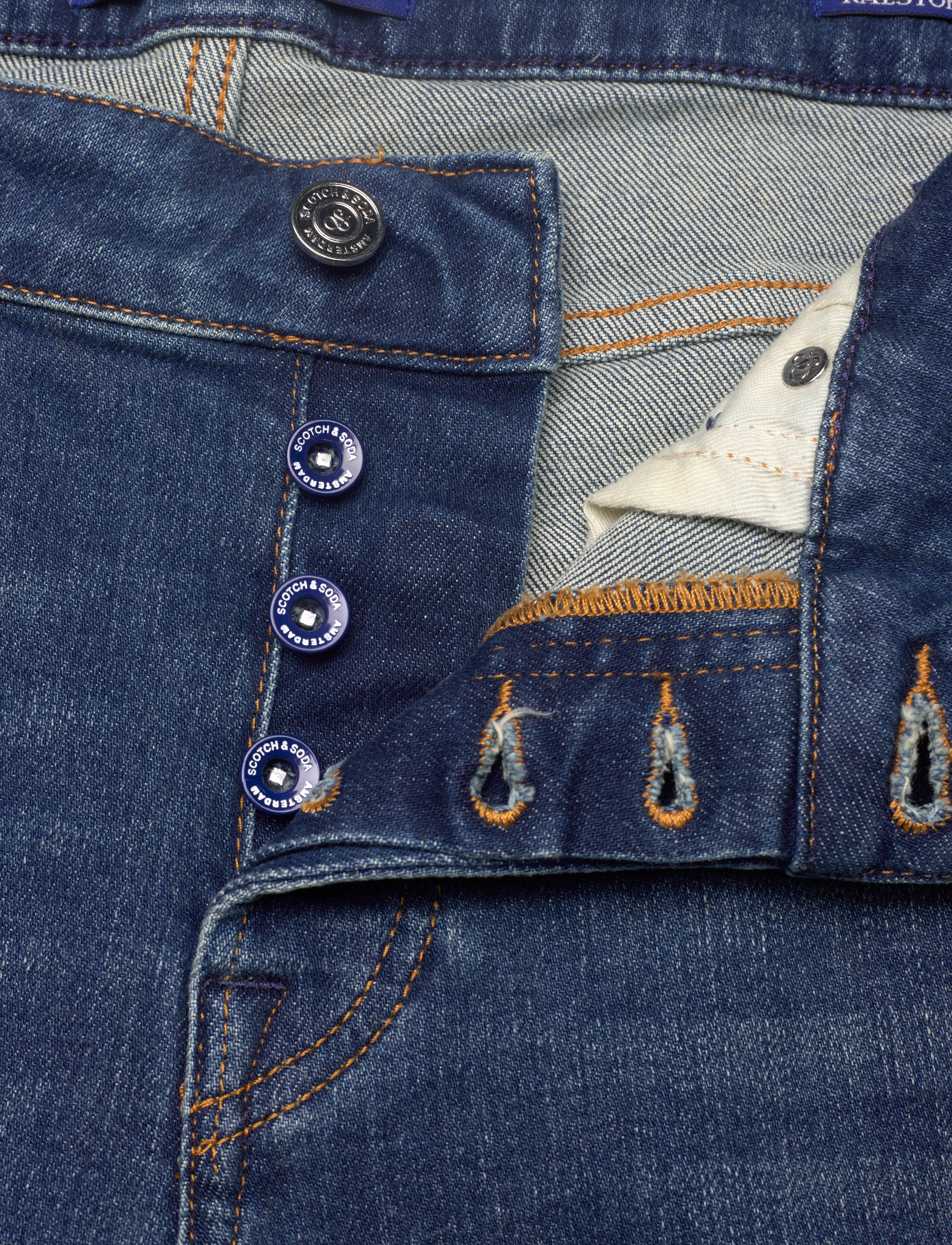Scotch & Soda - Ralston slim fit denim short - classic blue - 3