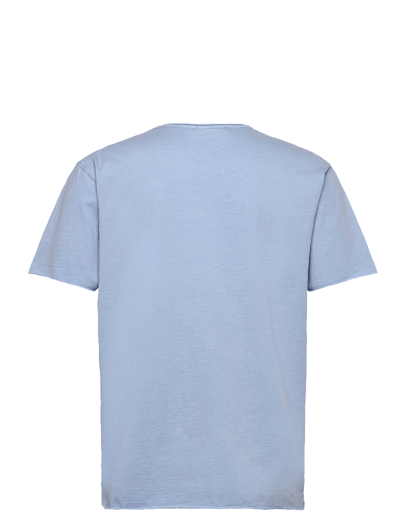 Scotch & Soda - Raw Edge Relaxed Fit T-Shirt - lühikeste varrukatega t-särgid - spring blue - 1