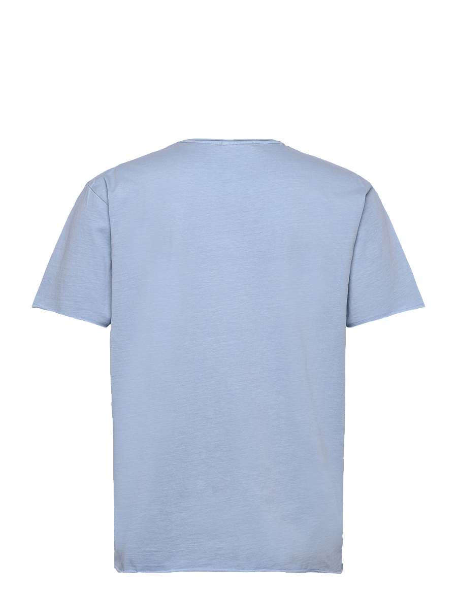 Scotch & Soda - Raw Edge Relaxed Fit T-Shirt - spring blue - 1