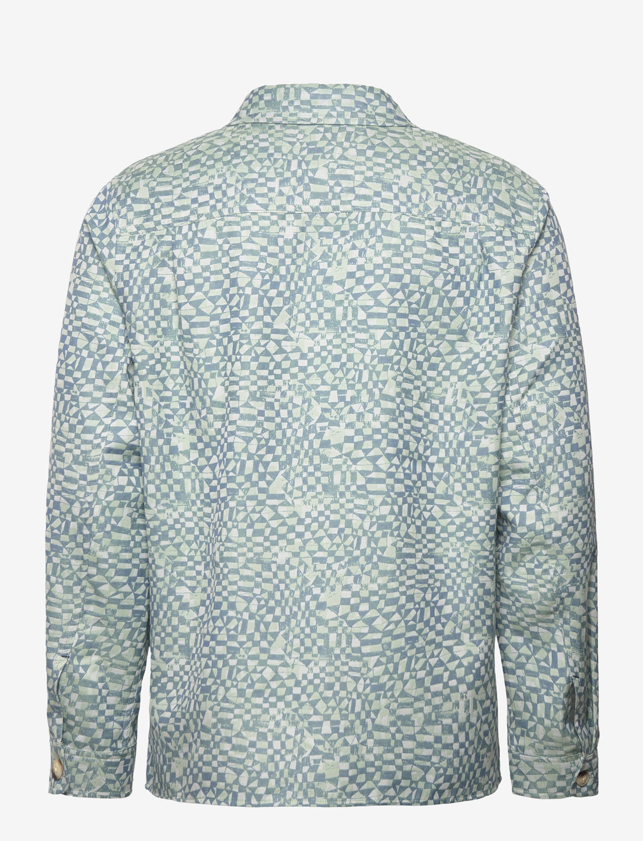 Scotch & Soda - Lightweight jacquard overshirt - overshirts - luna ditsy green aop - 2