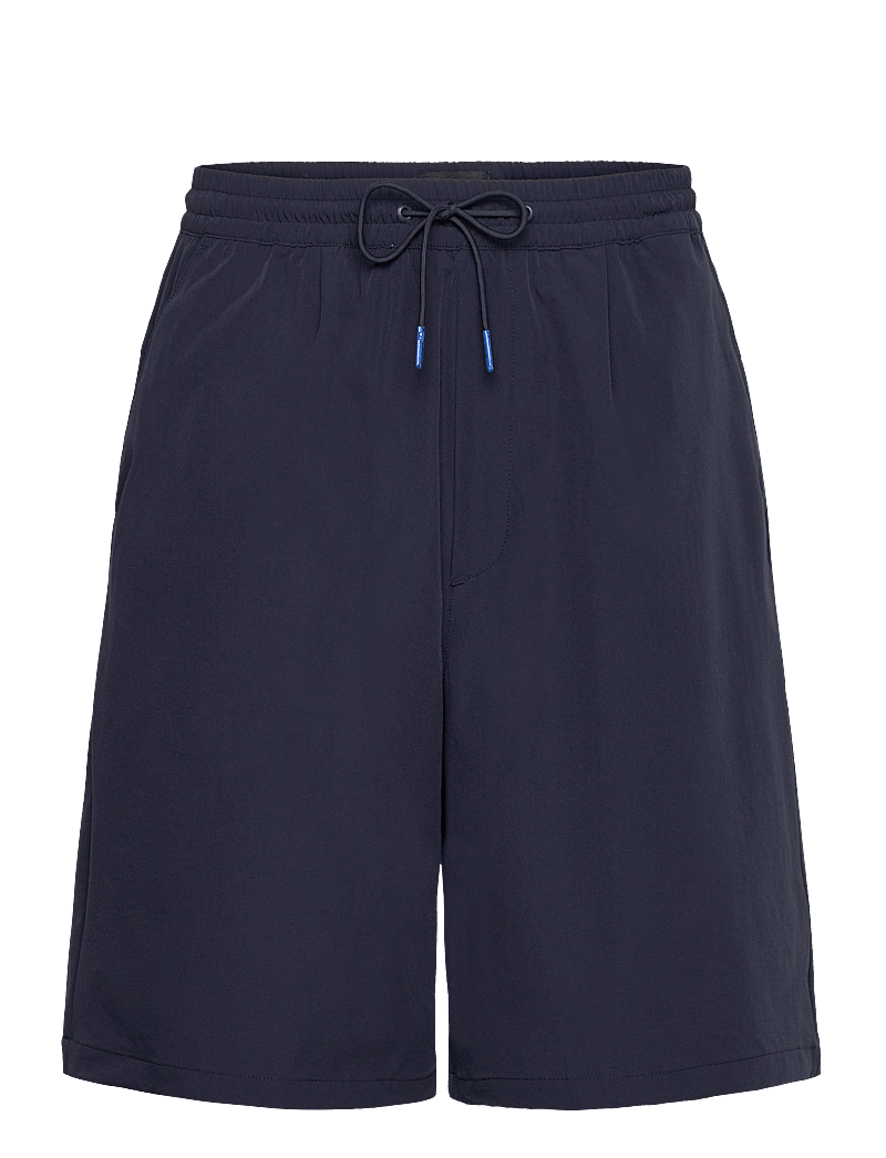 Scotch & Soda - Stretch nylon-blend loose fit bermuda short - casual shorts - navy - 0