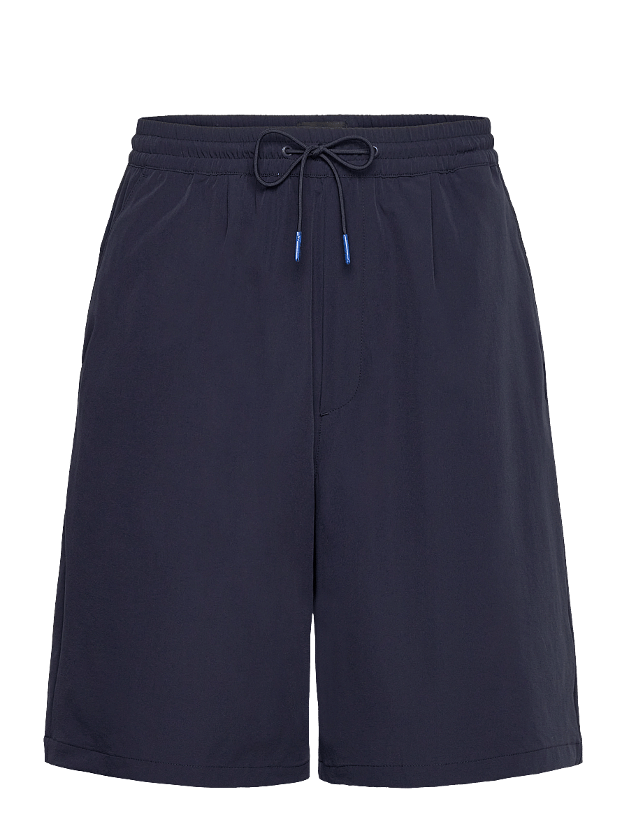 Scotch & Soda - Stretch nylon-blend loose fit bermuda short - freizeitshorts - navy - 0