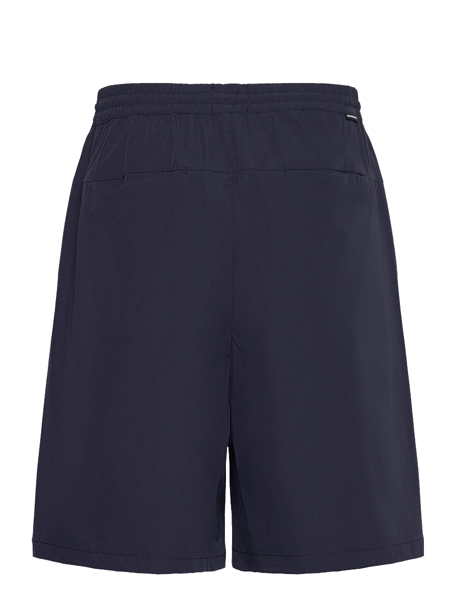 Scotch & Soda - Stretch nylon-blend loose fit bermuda short - freizeitshorts - navy - 1