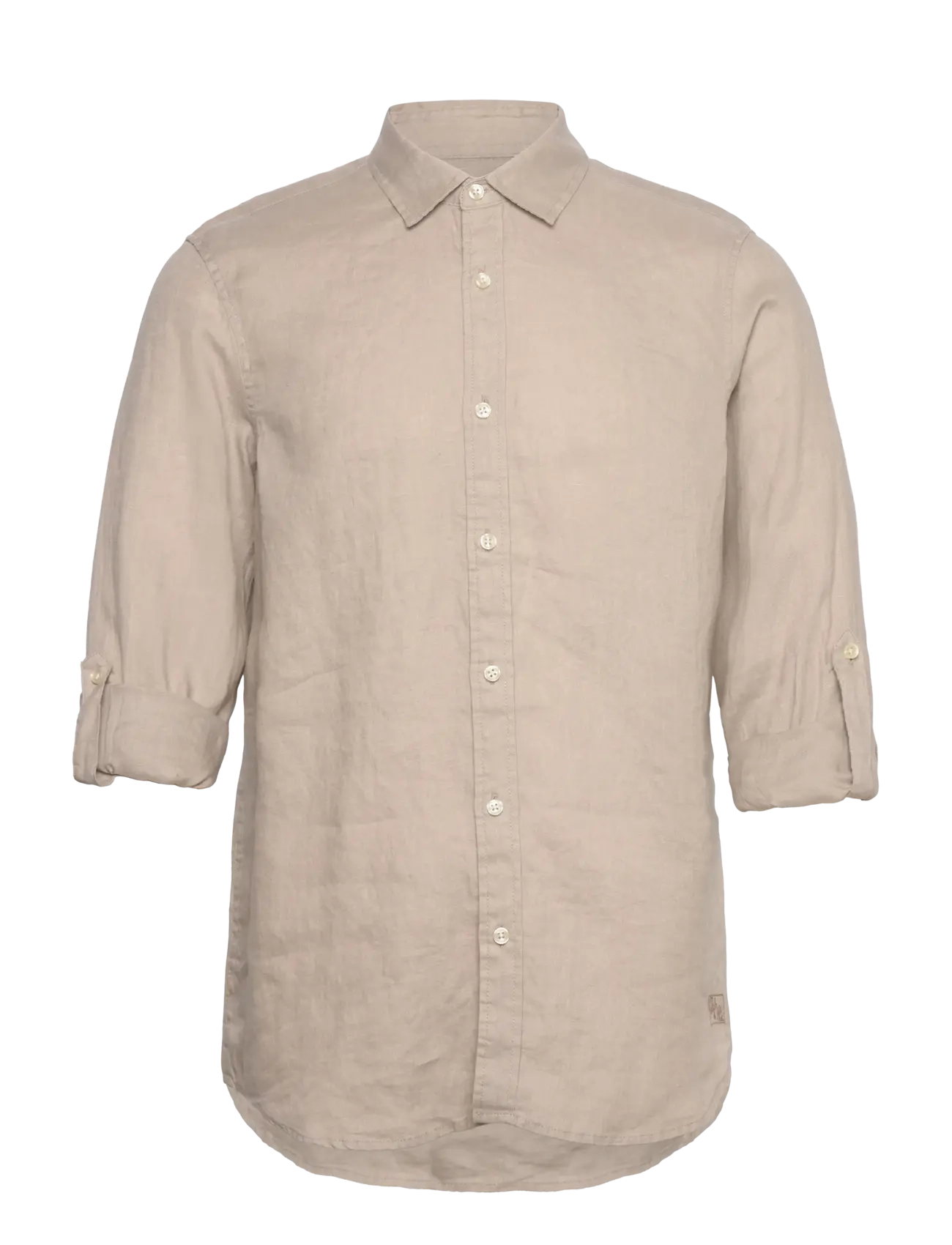 Scotch & Soda - Seasonal core - Regular fit linen shirt - chemises de lin - highway grey - 2