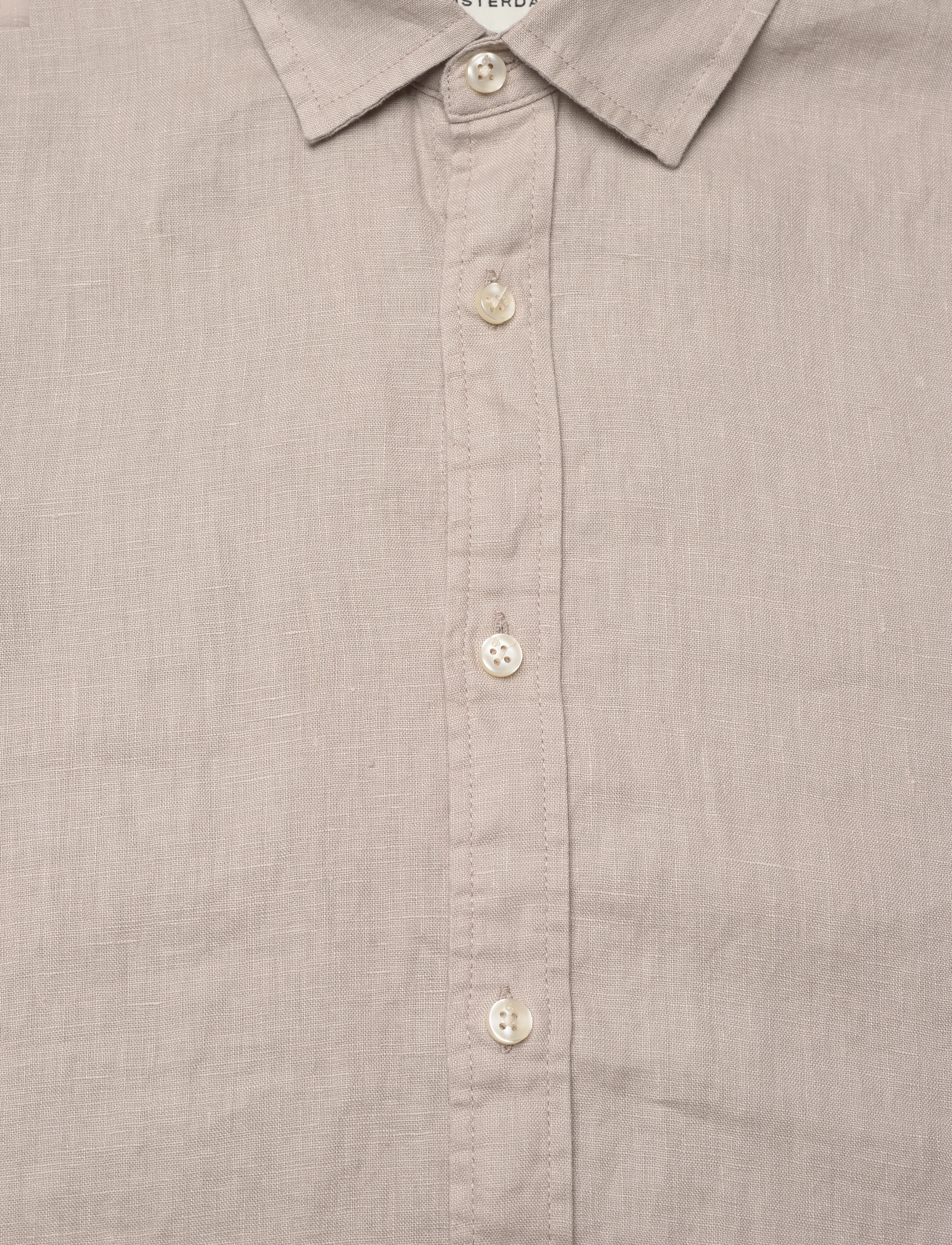 Scotch & Soda - Seasonal core - Regular fit linen shirt - chemises de lin - highway grey - 3