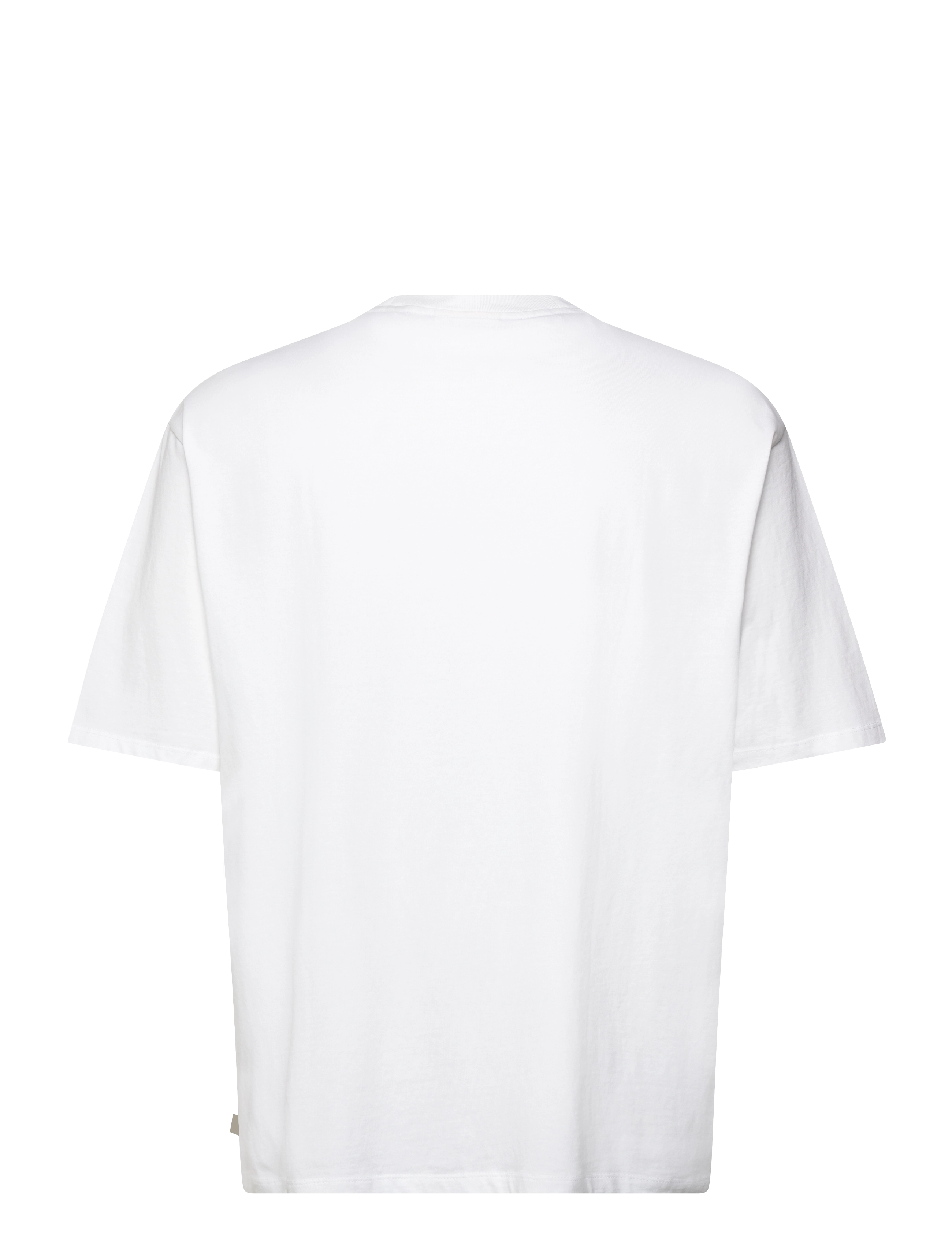 Scotch & Soda - Loose fit front chest artwork T-shirt - marškinėliai trumpomis rankovėmis - white - 1