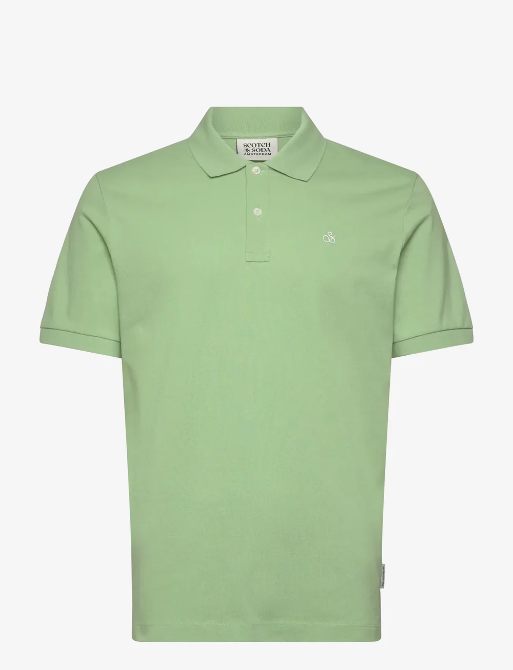 Scotch & Soda - Seasonal core - cotton pique regular fit polo - kurzärmelig - pistachio - 0