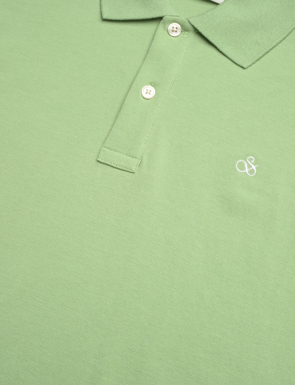 Scotch & Soda - Seasonal core - cotton pique regular fit polo - kurzärmelig - pistachio - 2