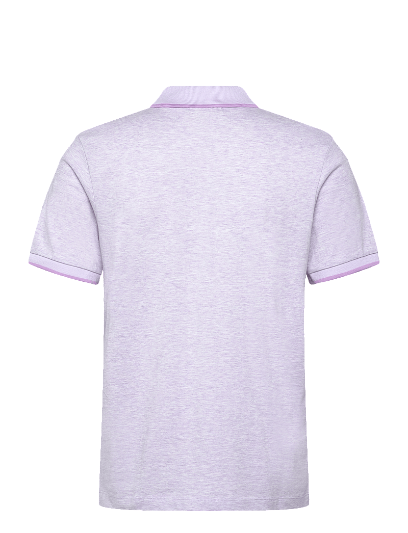 Scotch & Soda - Melange regular fit polo - kortärmade pikéer - bright lavendel melange - 1