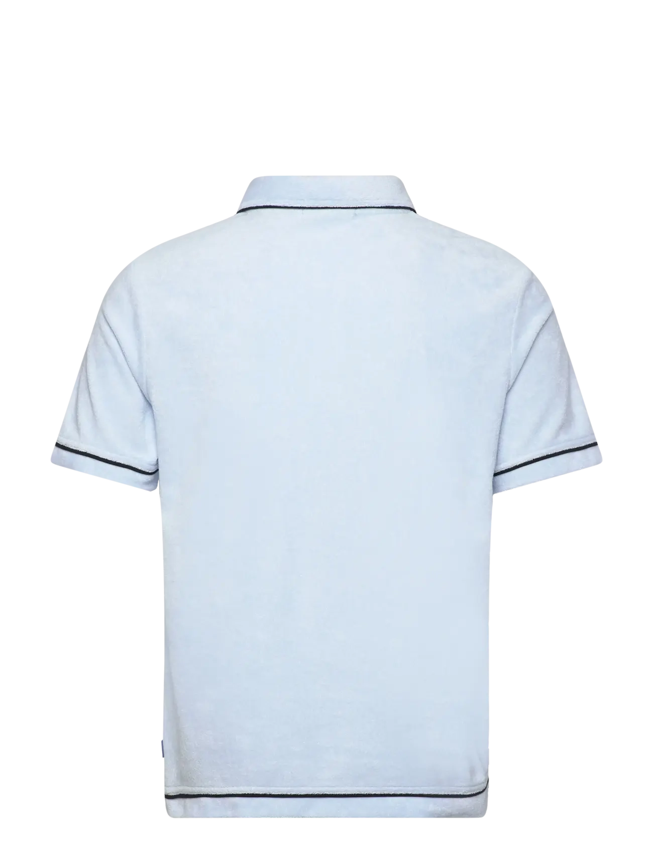Scotch & Soda - Towelling relaxed-fit polo - lühikeste varrukatega polod - light shirting blue - 1