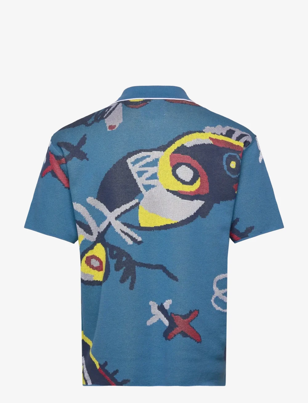 Scotch & Soda - Abstract Island Crochet Polo - lühikeste varrukatega polod - abstract island blue - 1