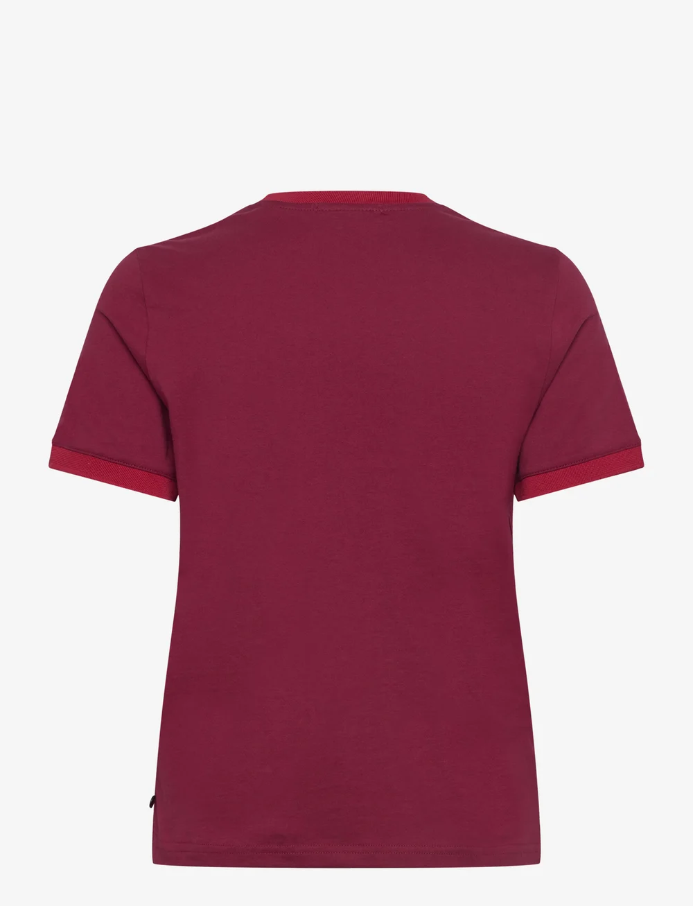 Scotch & Soda - Applique artwork regular t-shirt with contrast rib - t-shirts - cherry red - 1