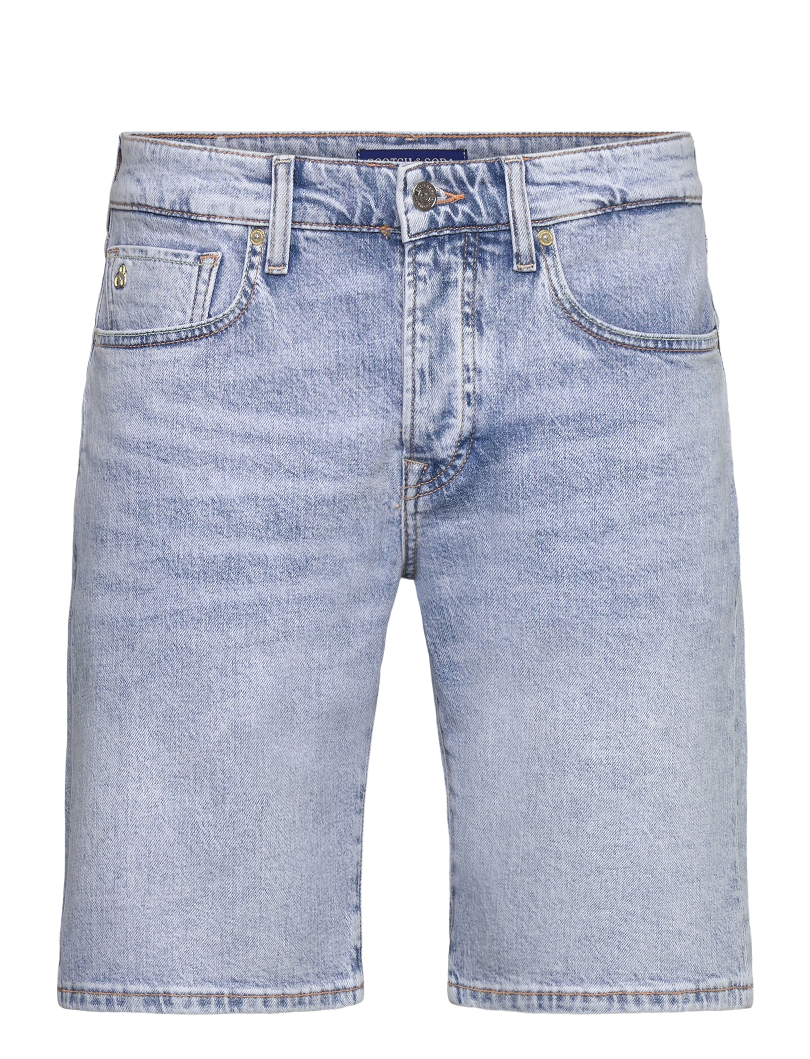 SCOTCH & SODA Ralston Slim Fit Denim Kurz Spring Lights Blau - 28 - Herren