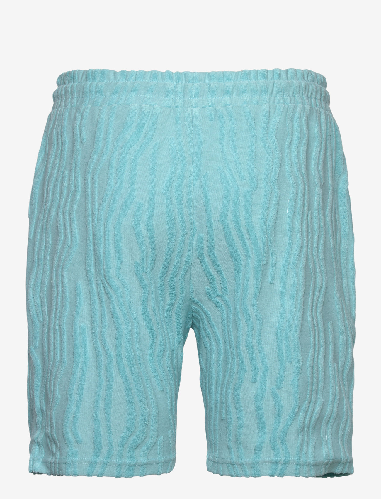 Scotch & Soda - Cotton terry jacquard shorts - sweat shorts - sea blue - 1