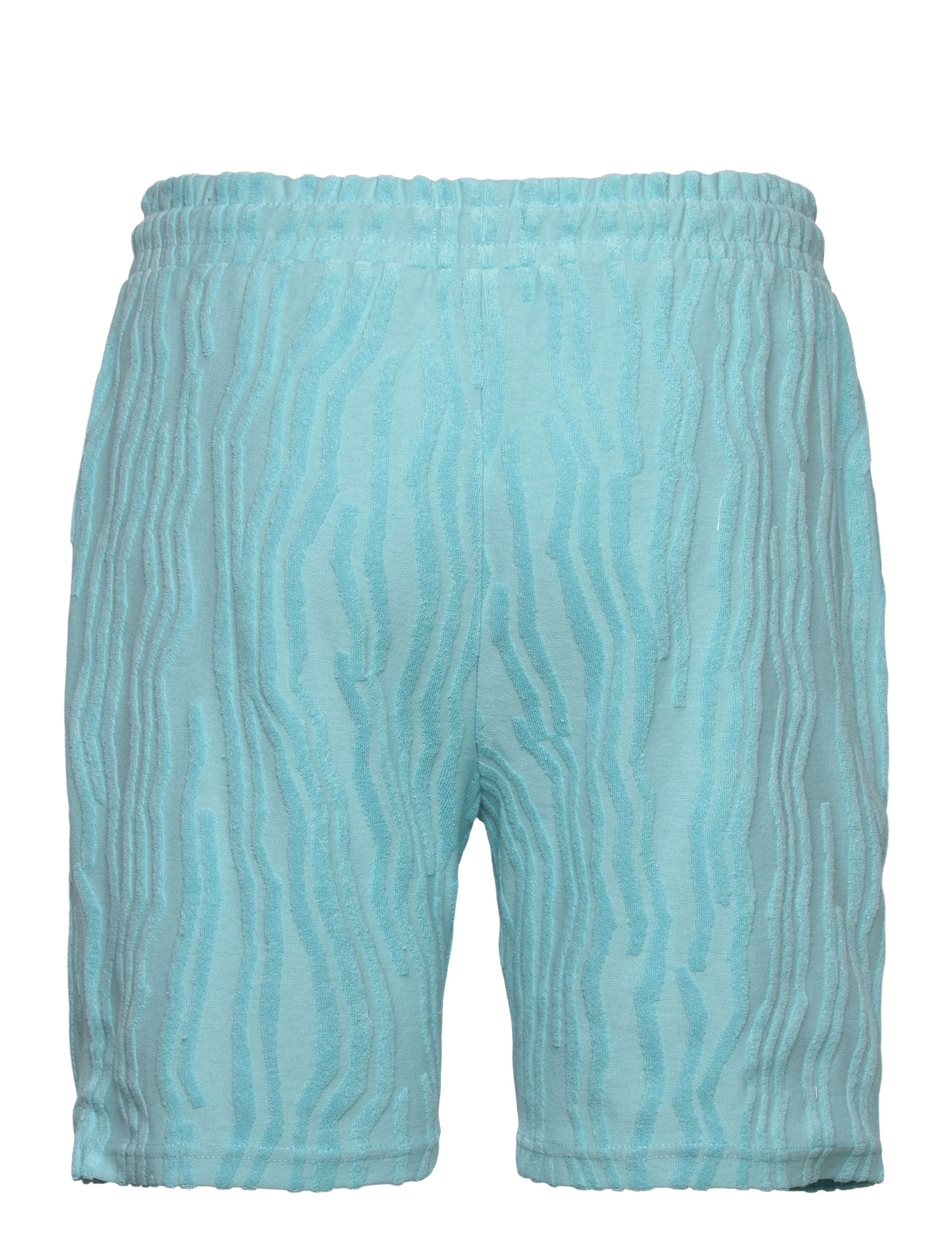 Scotch & Soda - Cotton terry jacquard shorts - lühikesed dressipüksid - sea blue - 1