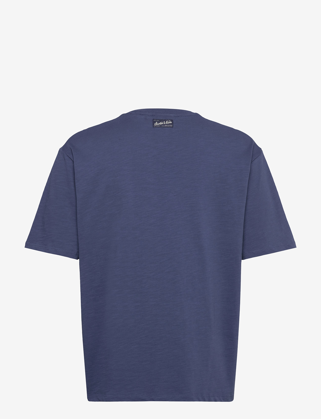 Scotch & Soda - Loose fit applique T-shirt - lühikeste varrukatega t-särgid - atlantic blue - 1
