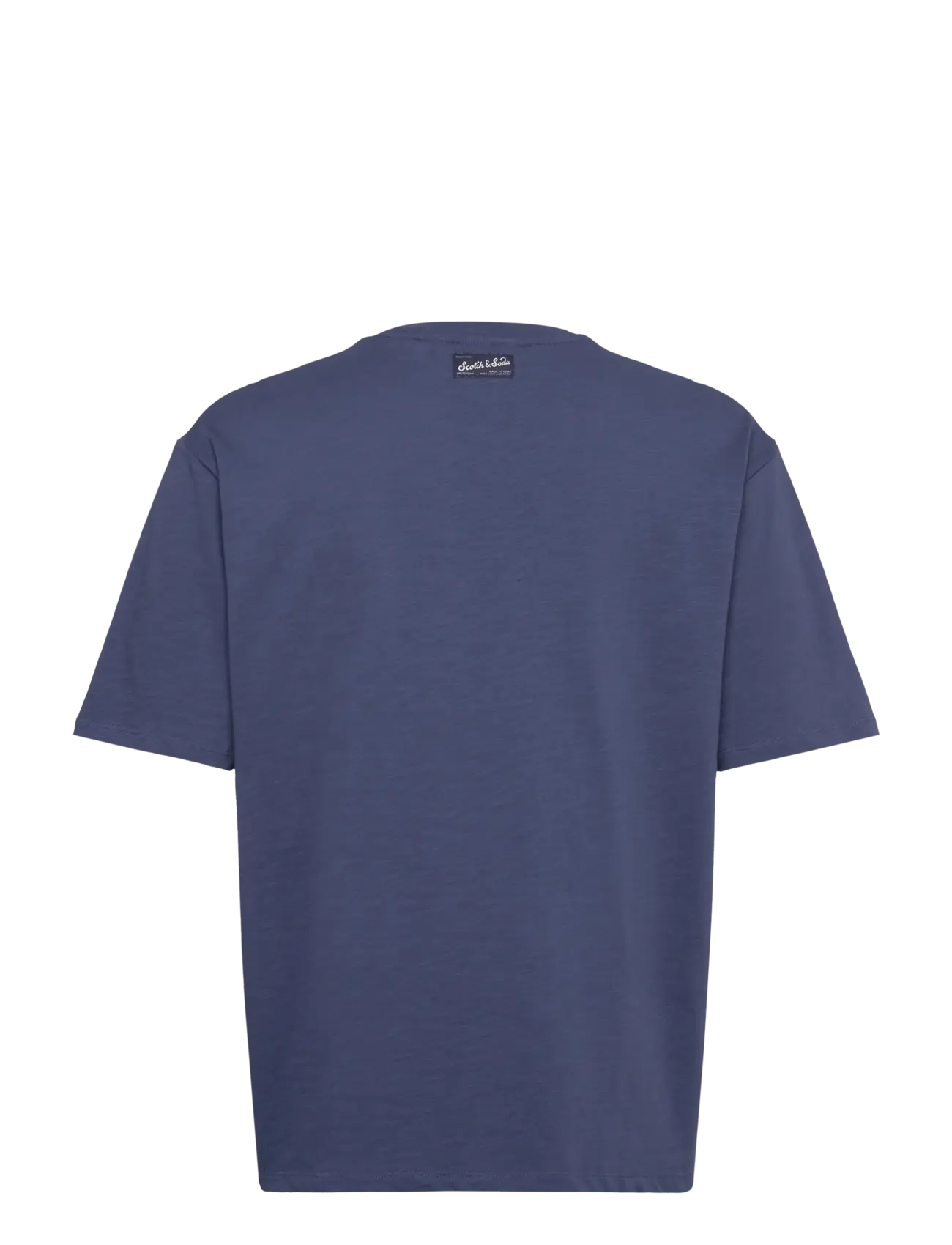 Scotch & Soda - Loose fit applique T-shirt - t-shirts à manches courtes - atlantic blue - 1