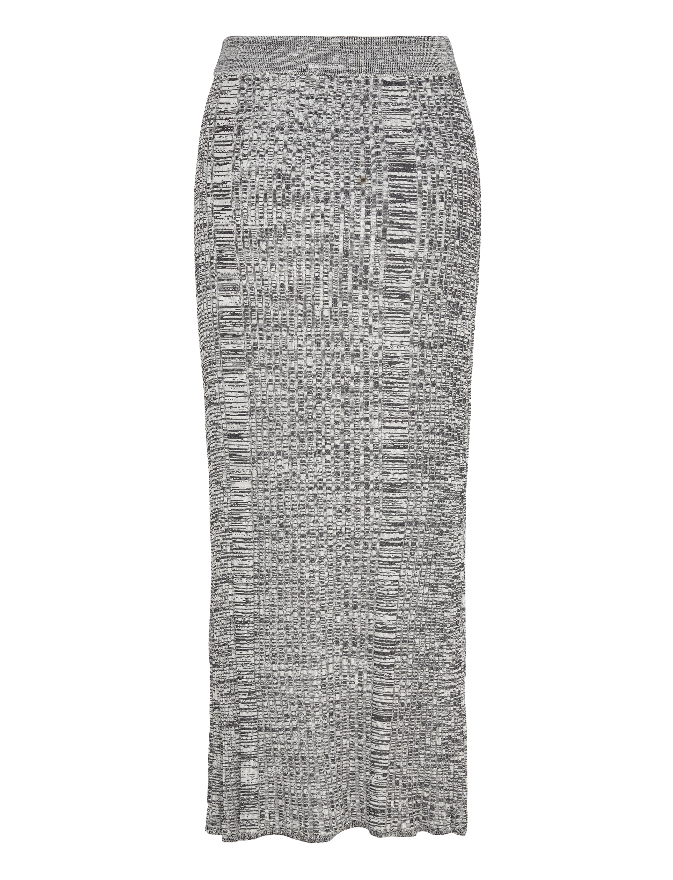 Scotch & Soda - Maxi ribbed knitted skirt - arkityyli - black - 1
